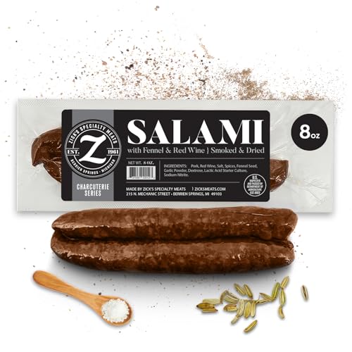 Zick's Salami w/ Fennel & Red Wine (8oz)