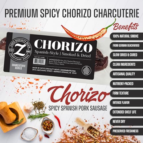 Zick's Spanish Chorizo Sausage (8oz)