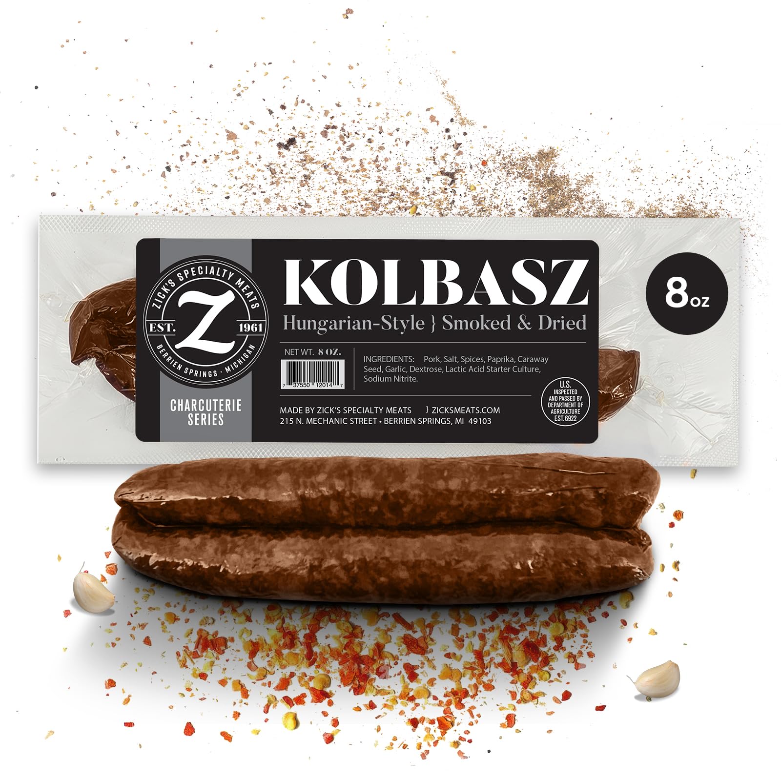 Zick's Kolbasz Hungarian Sausage (8oz)