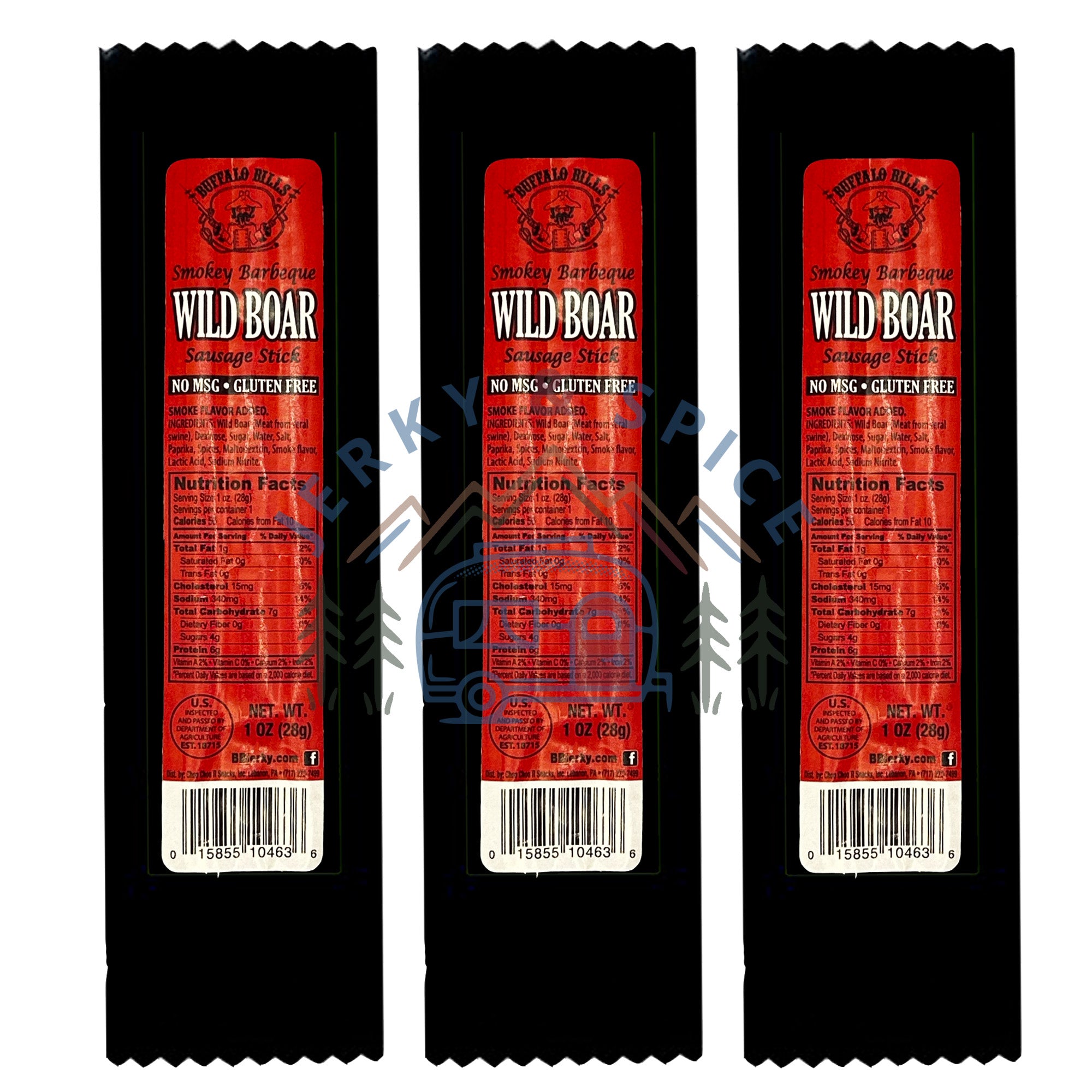 Smoked Barbecue Wild Boar Jerky Stick