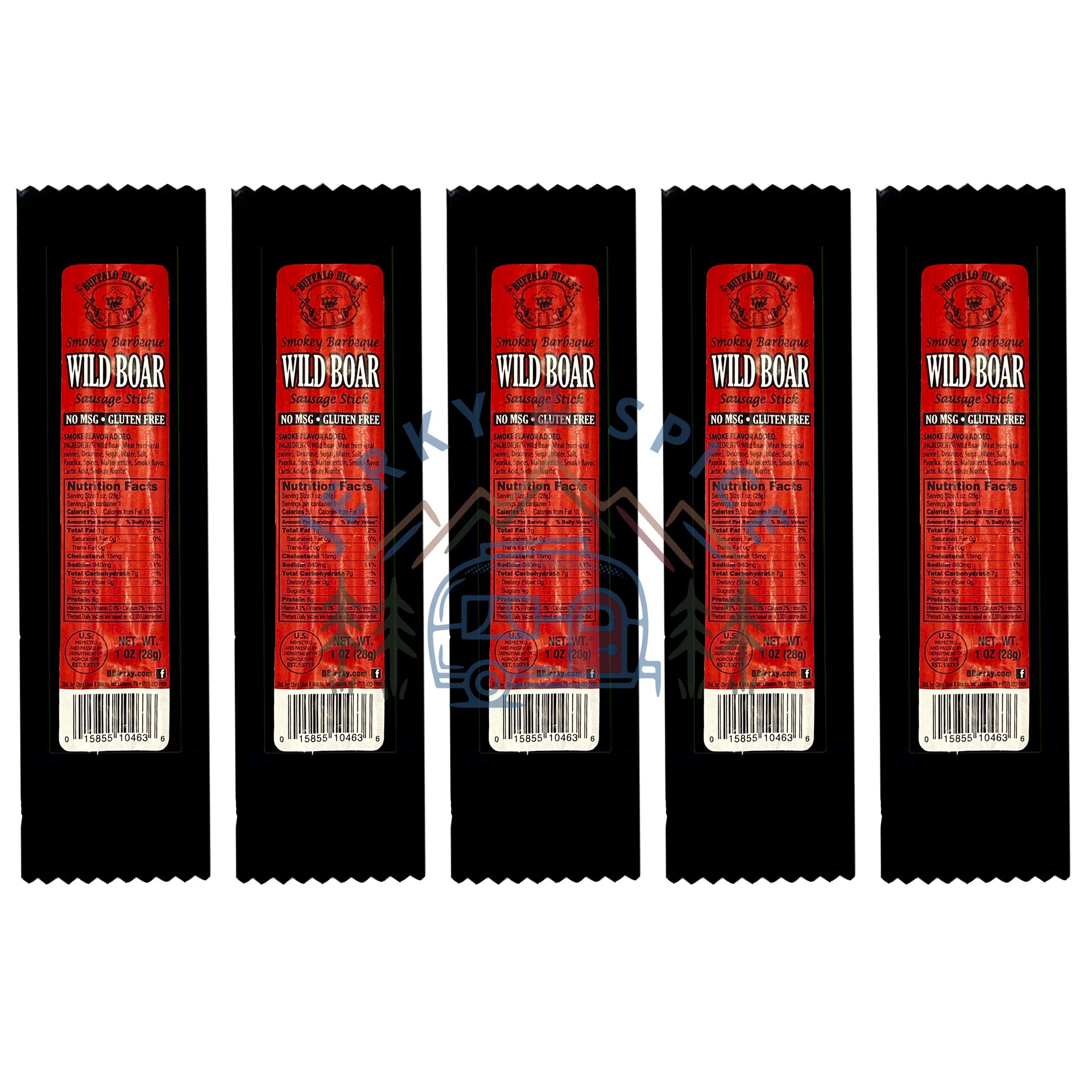Smoked Barbecue Wild Boar Jerky Stick