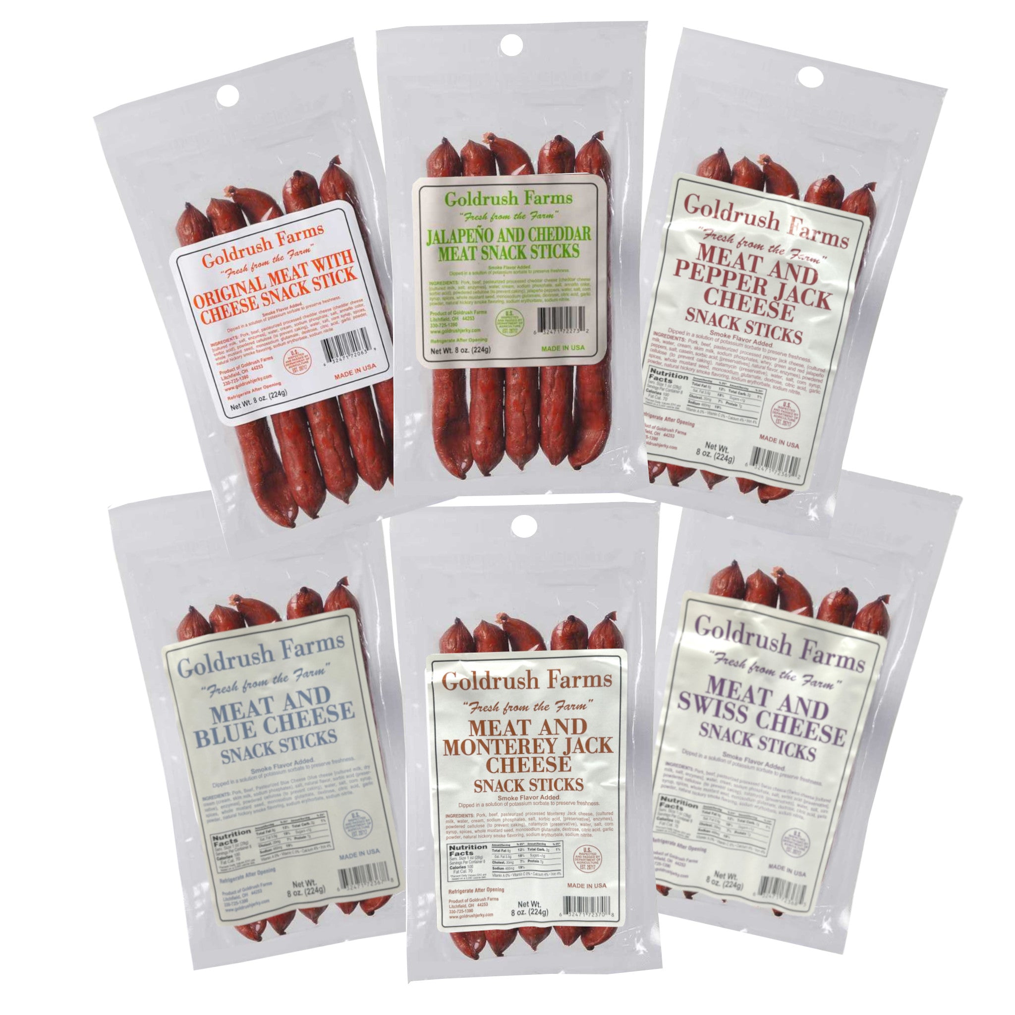 Meat & Cheese Snack Stick Variety Pack