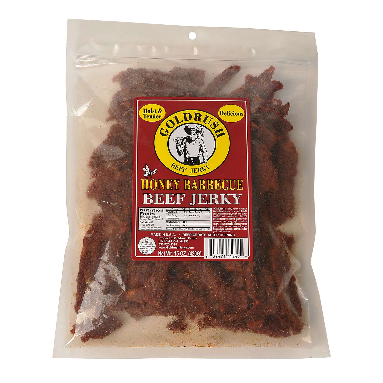 Honey Barbecue Beef Jerky