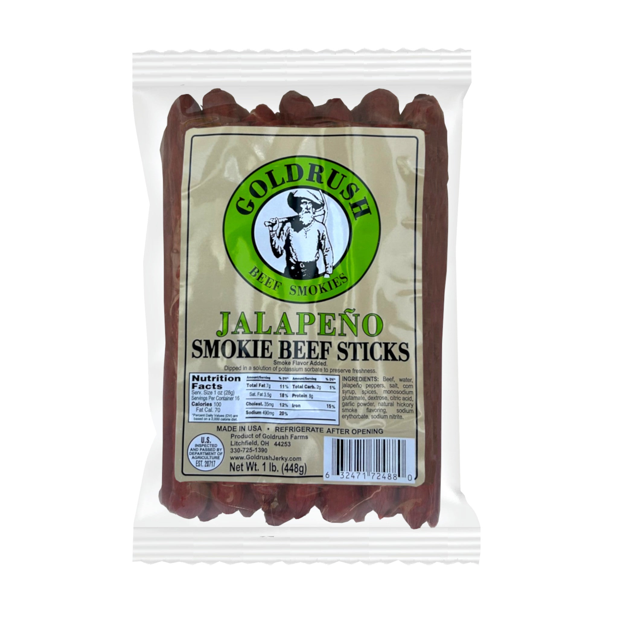 Jalapeno Smokie Beef Stick