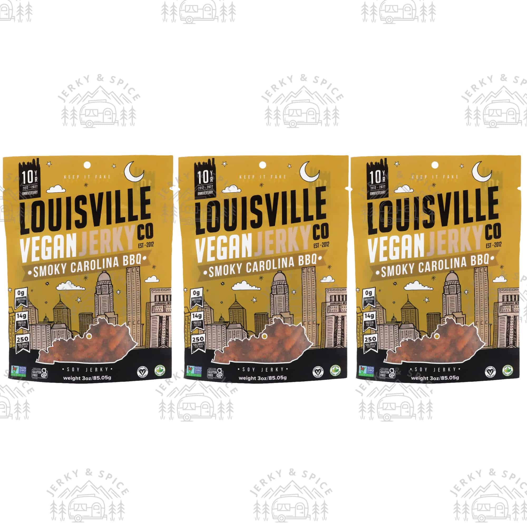 Smoky Carolina BBQ Vegan Jerky