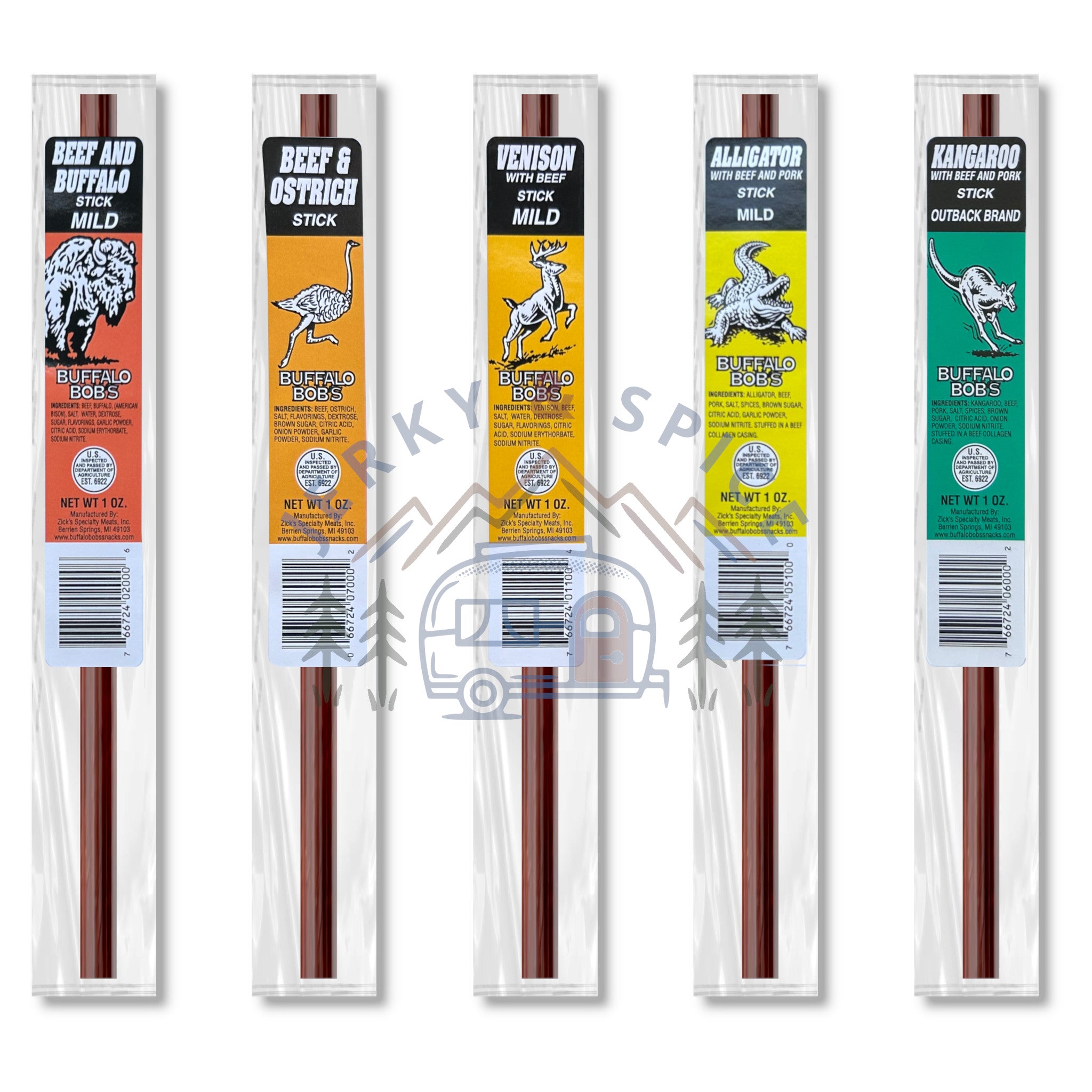 Mild Jerky Stick Variety Pack