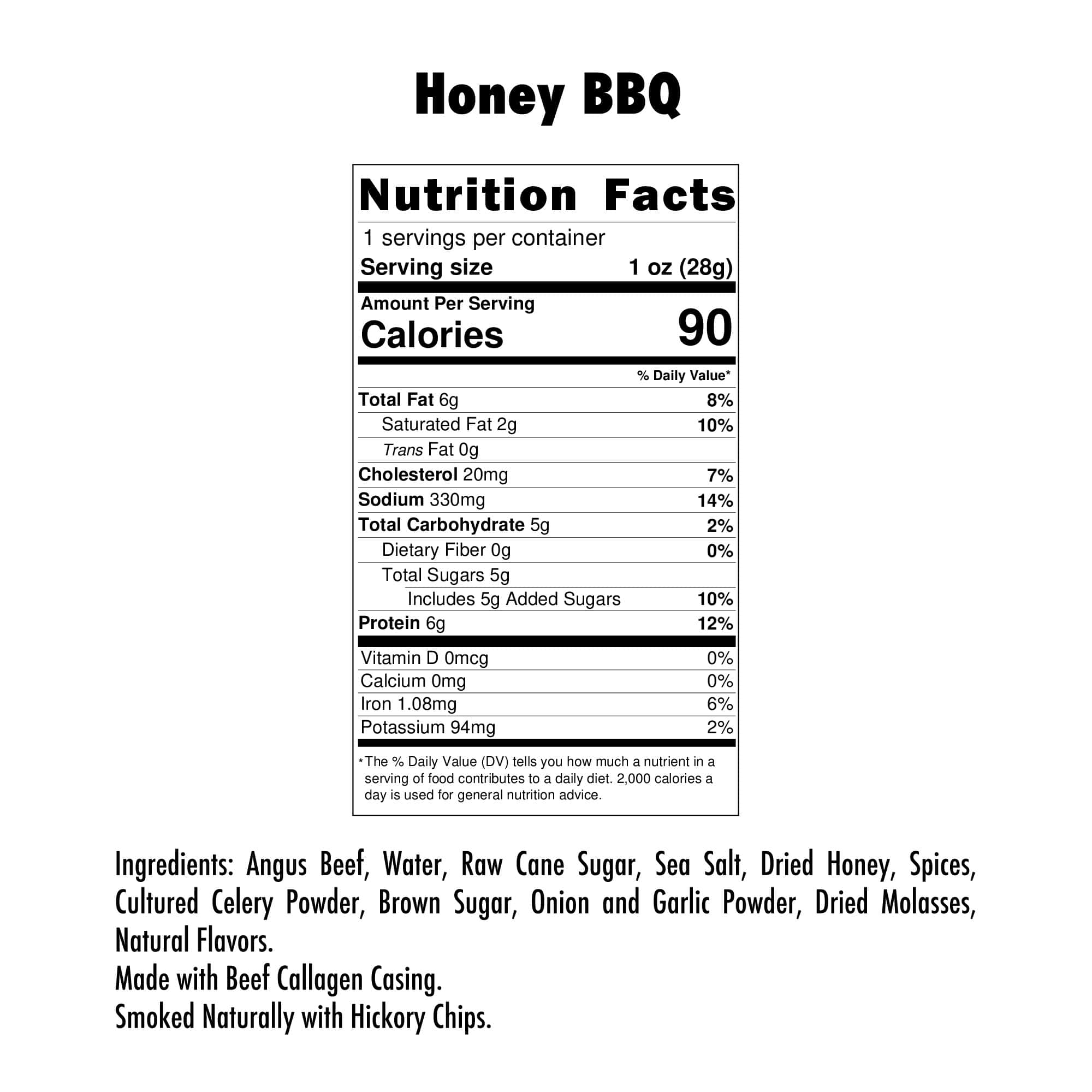 Honey BBQ Beef Stick