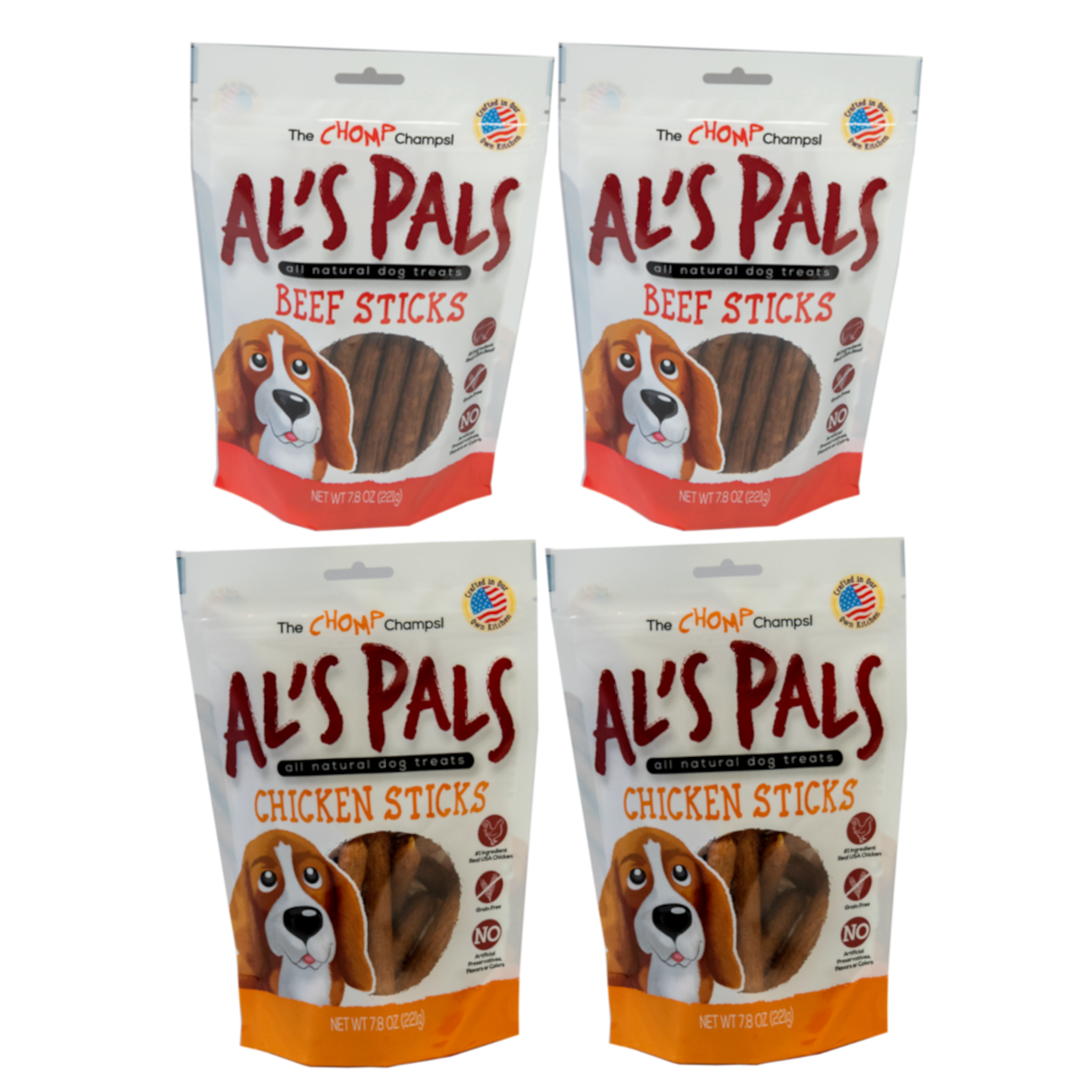 Al's Pals All Natural Dog Treats - Variety Pack