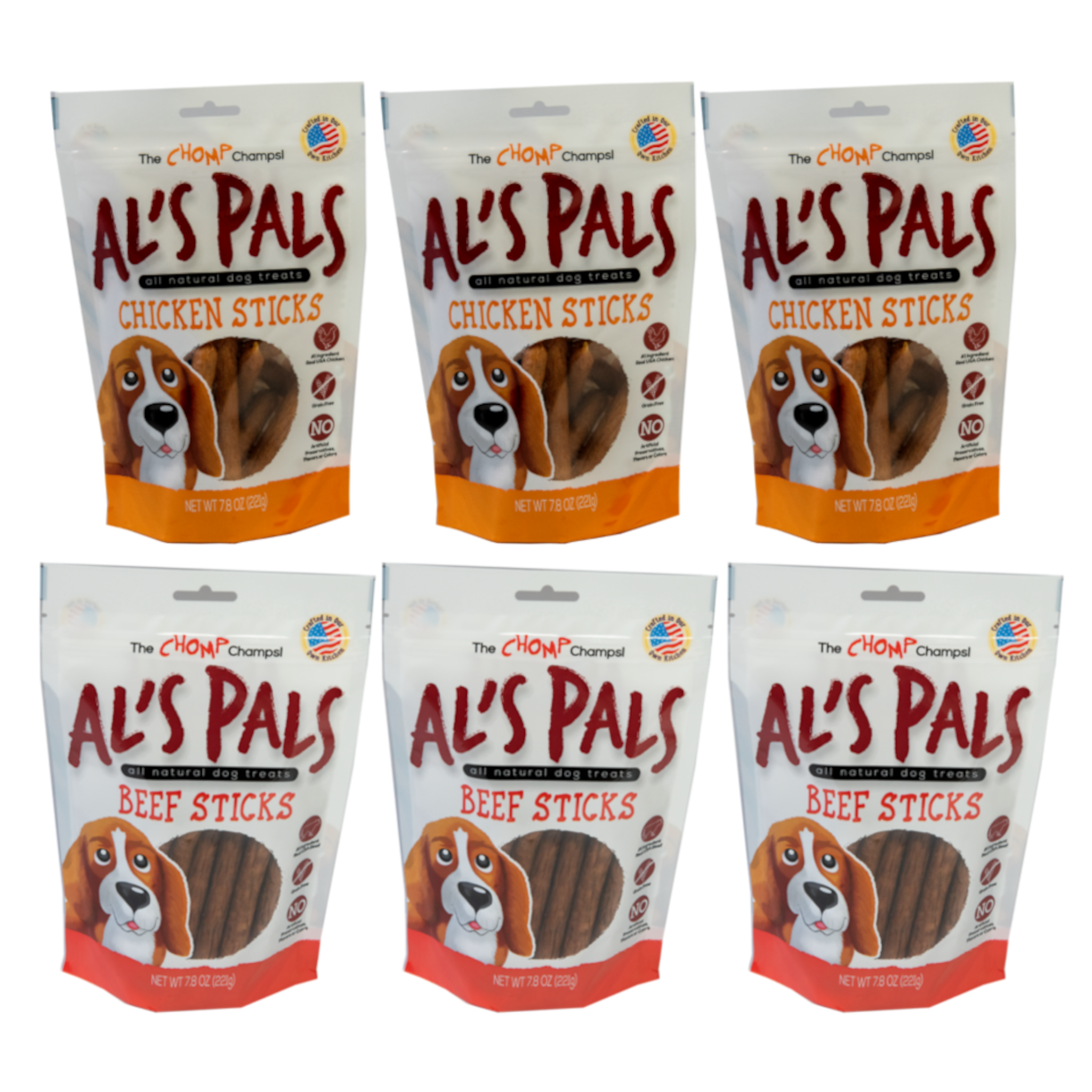 Al's Pals All Natural Dog Treats - Variety Pack