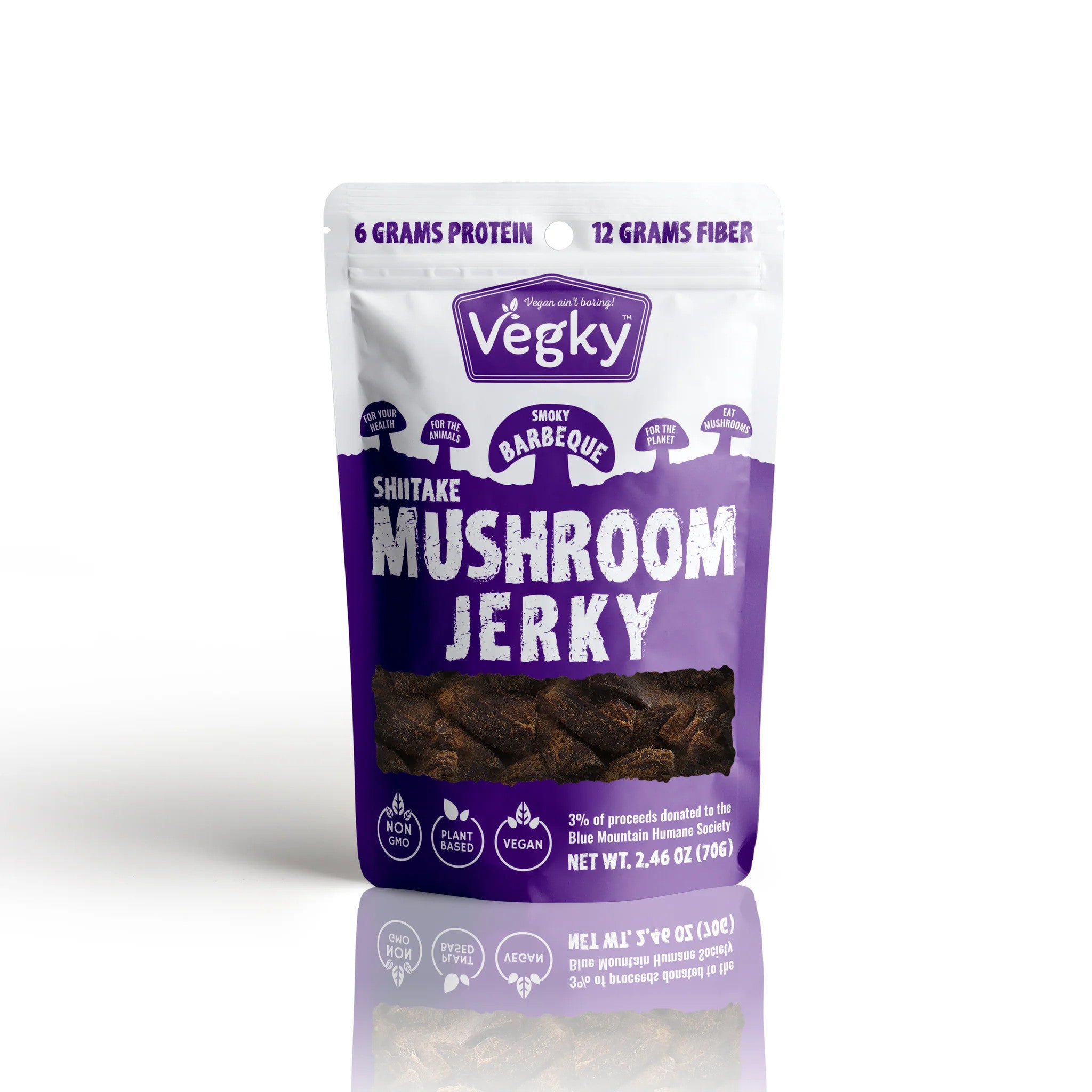 Smoky Barbecue Mushroom Jerky