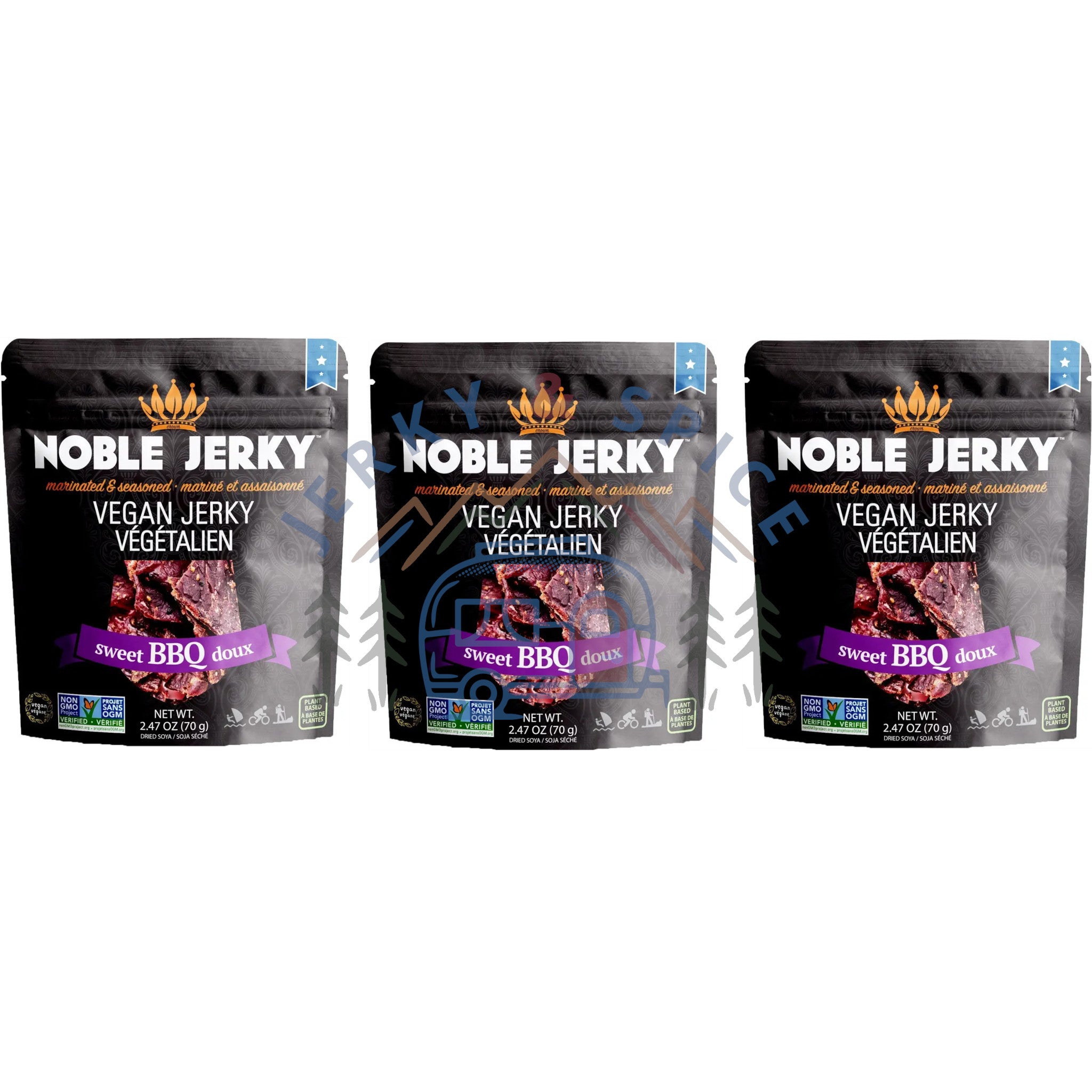 Sweet BBQ Vegan Jerky