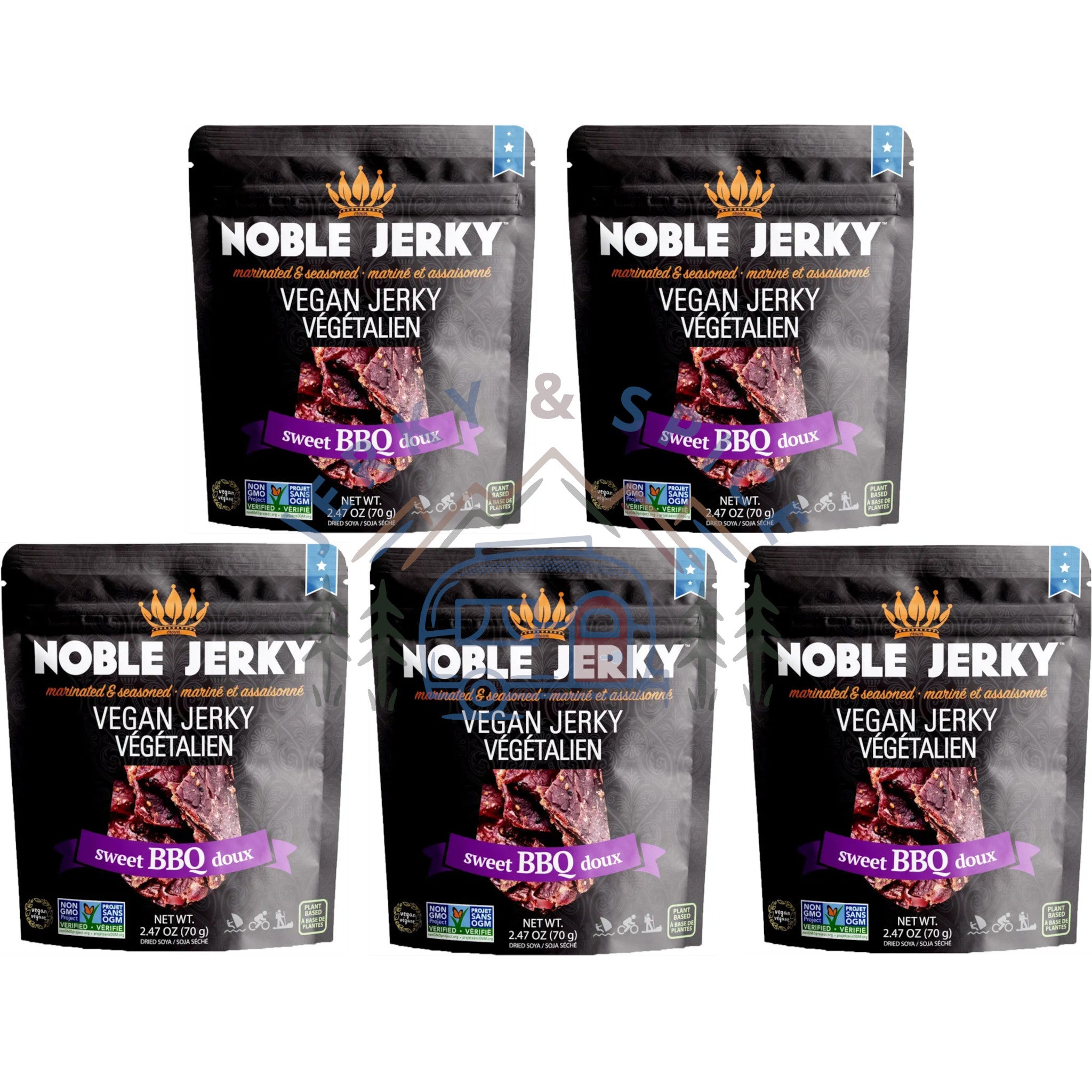 Sweet BBQ Vegan Jerky