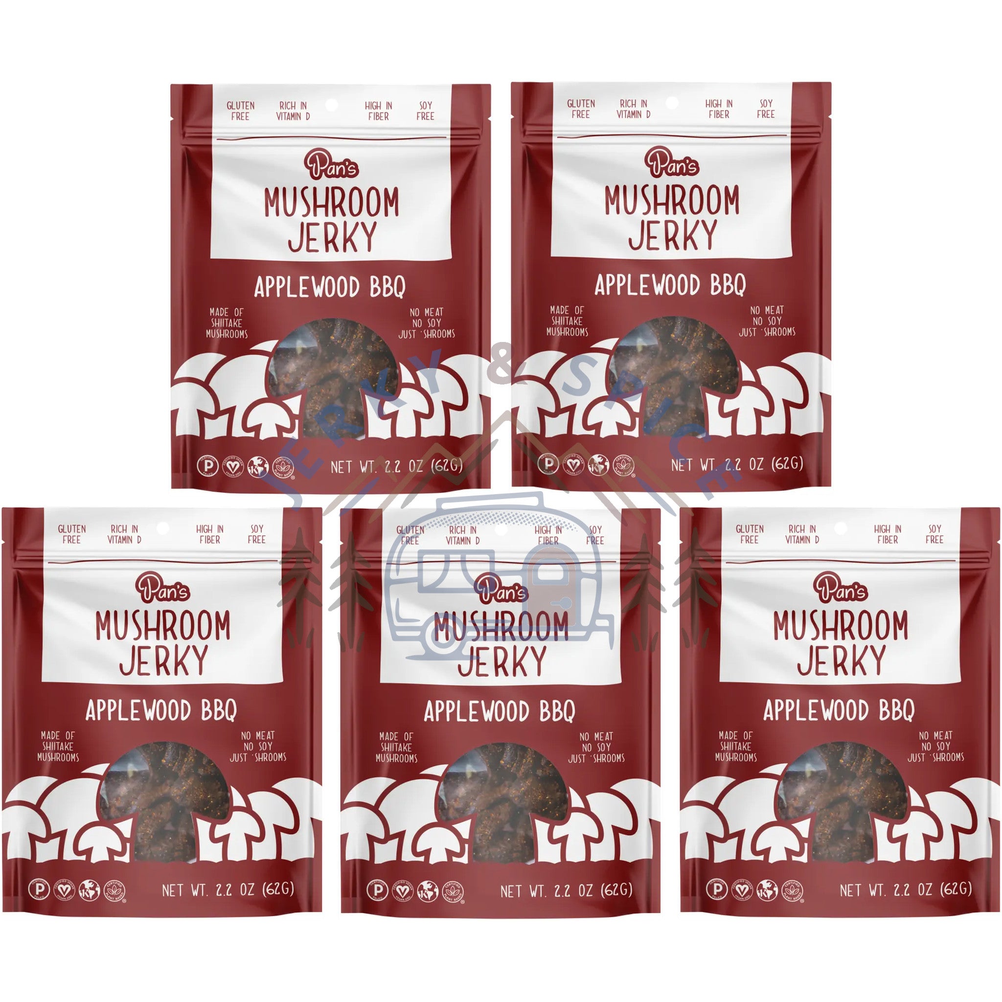 Applewood BBQ Mushroom Jerky