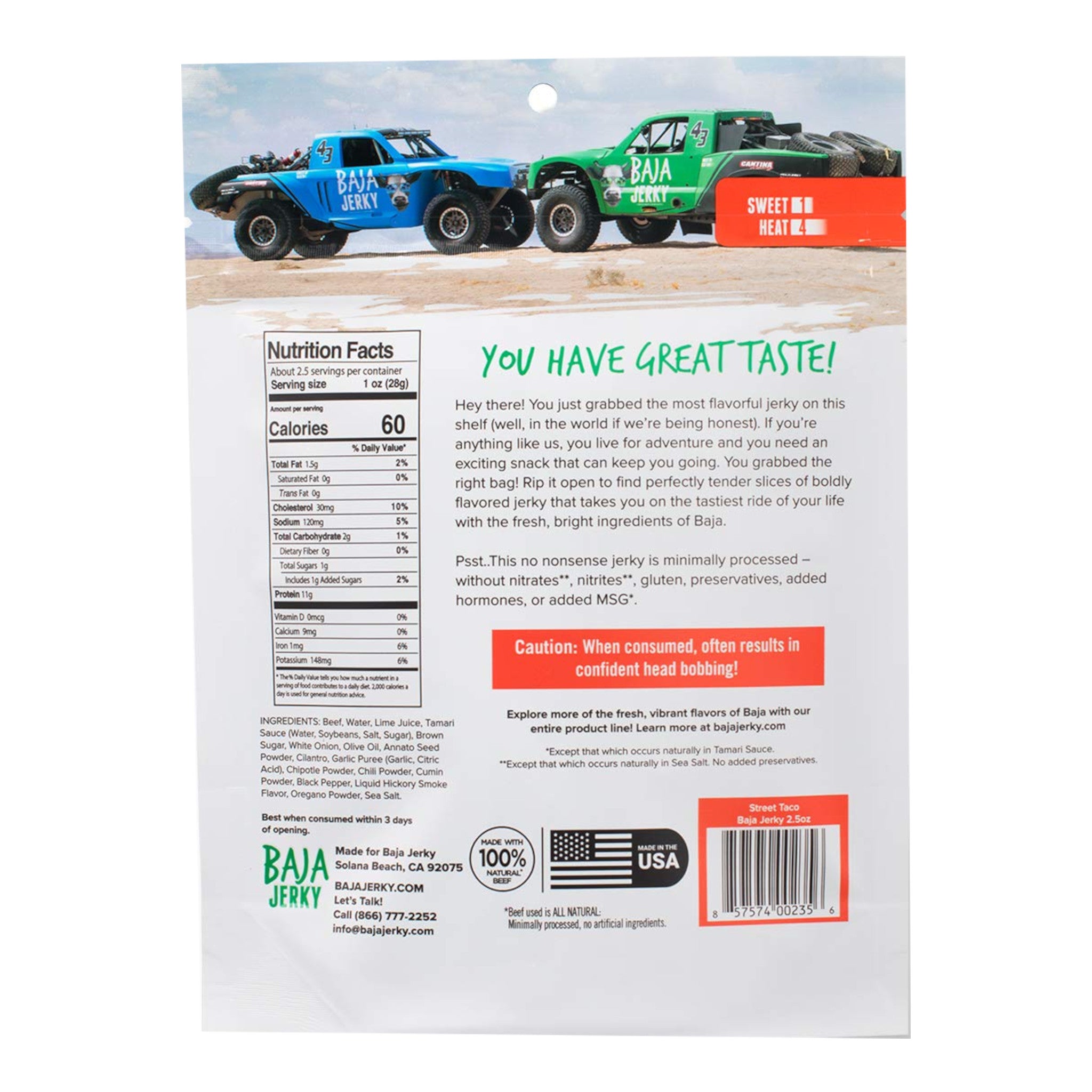 Street Taco Beef Jerky