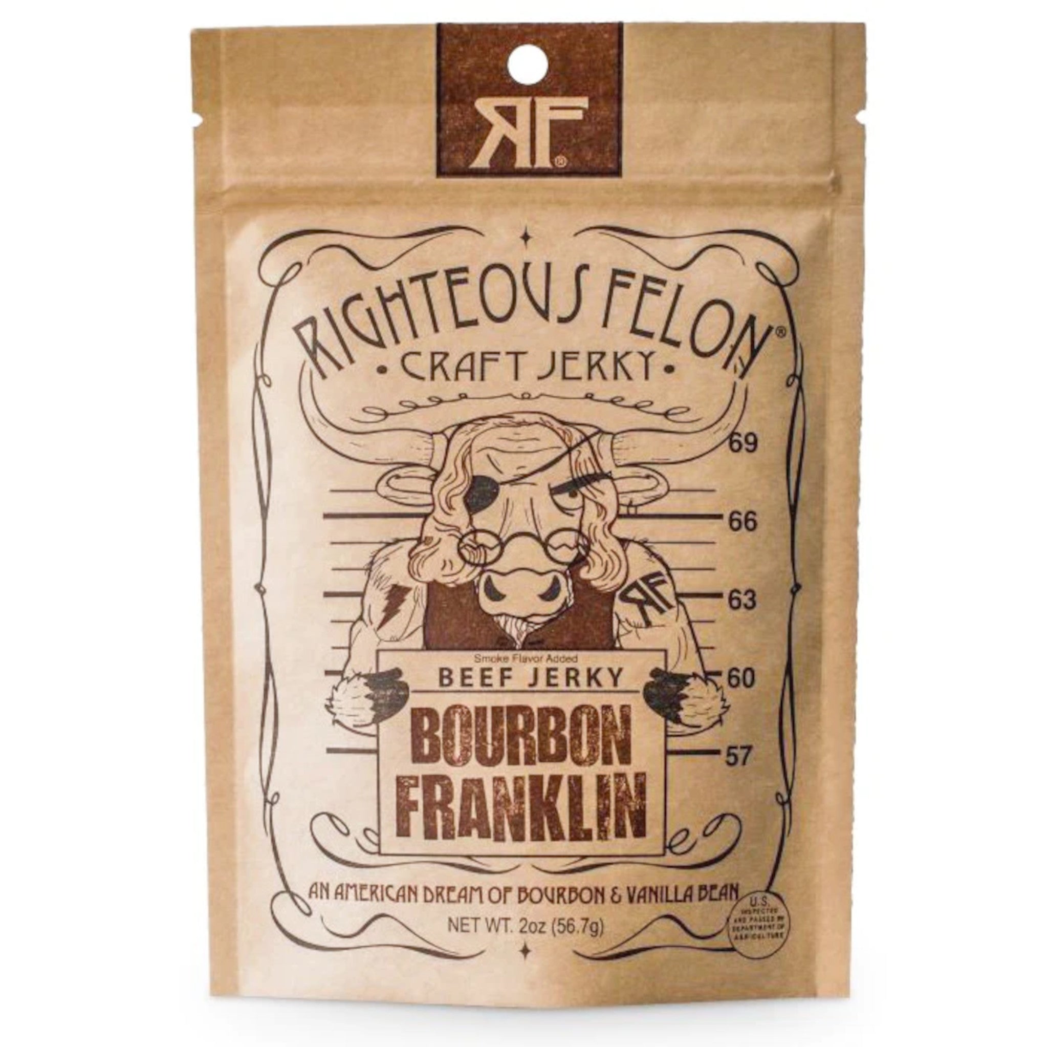 Bourbon Franklin Beef Jerky