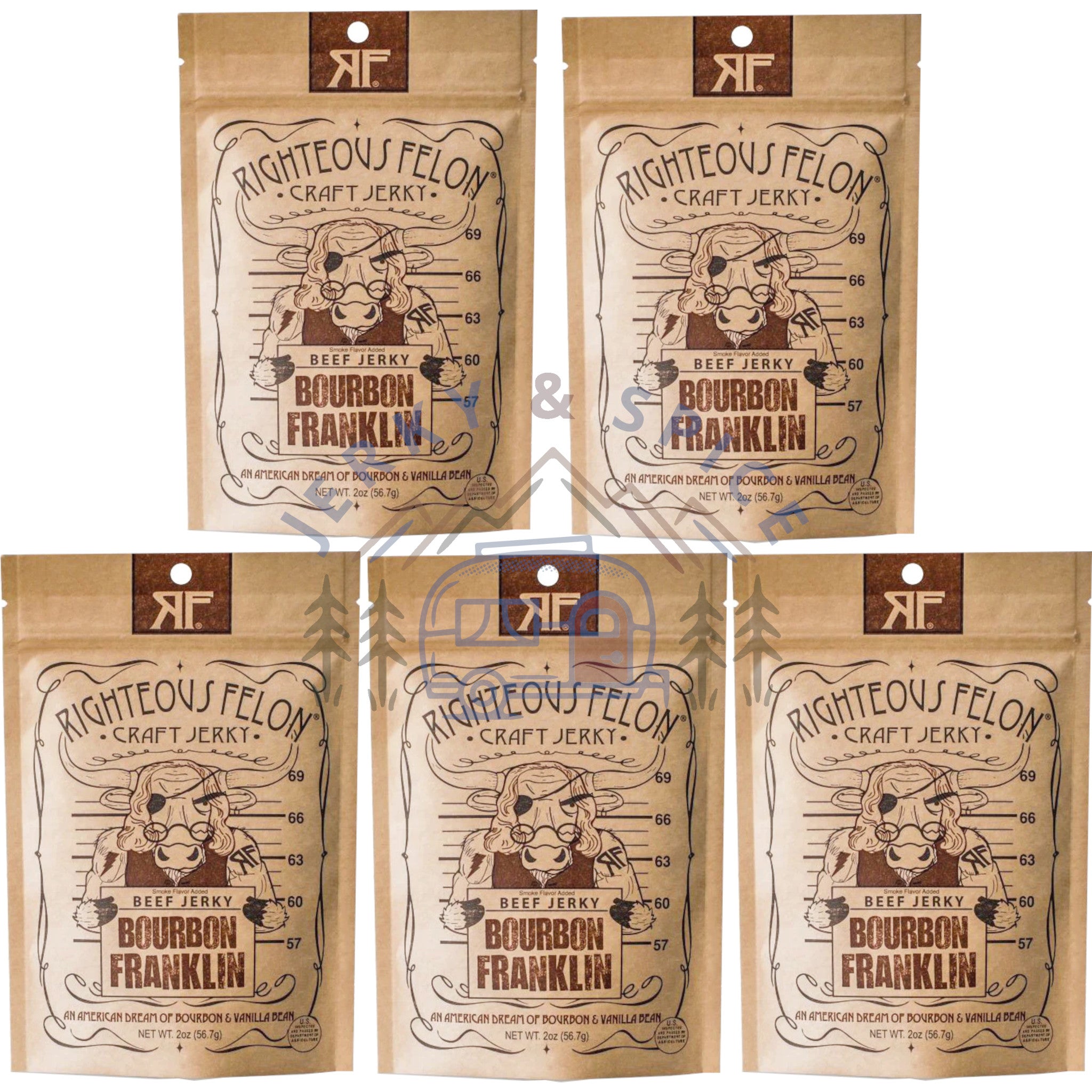 Bourbon Franklin Beef Jerky
