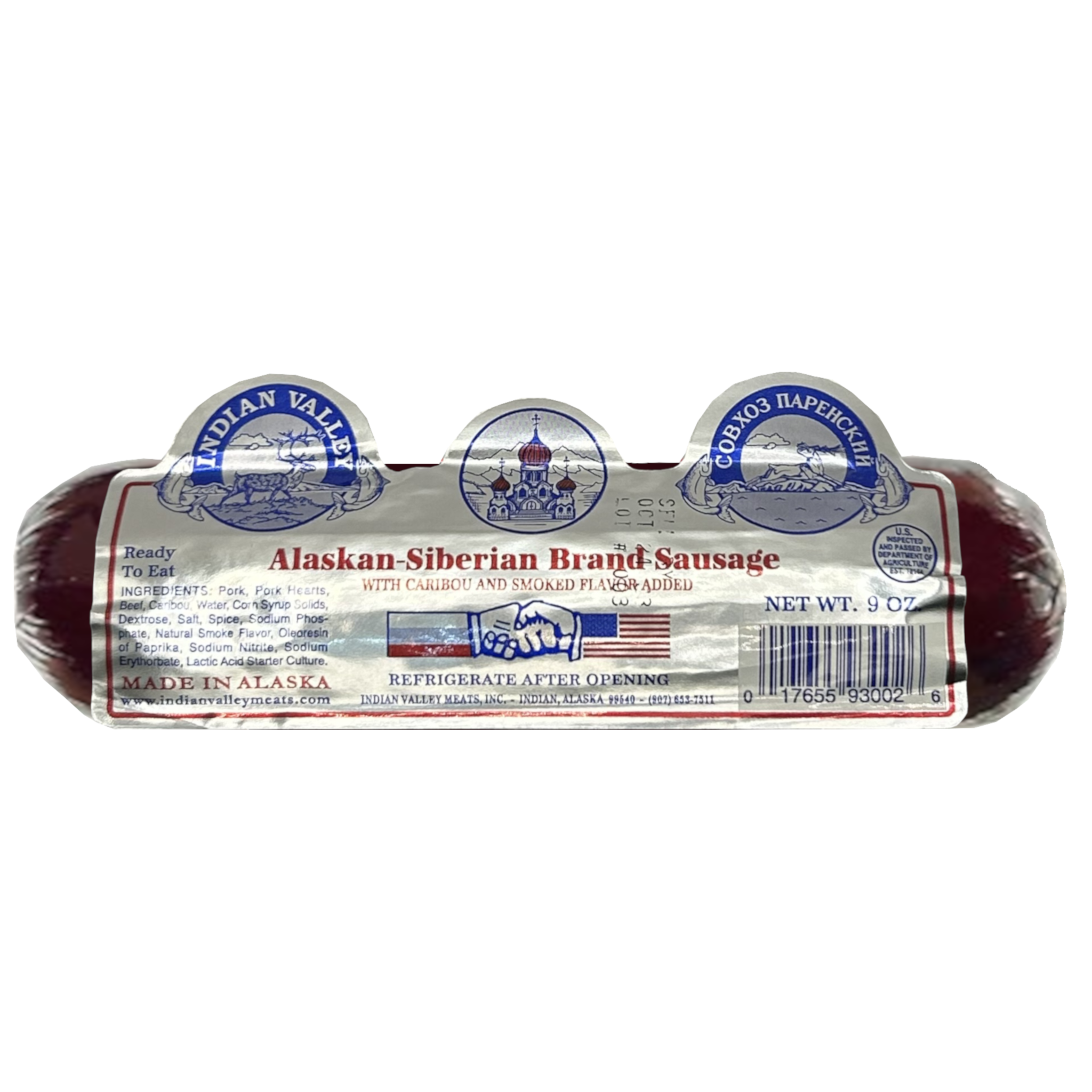 Alaskan-Siberian Sausage with Caribou