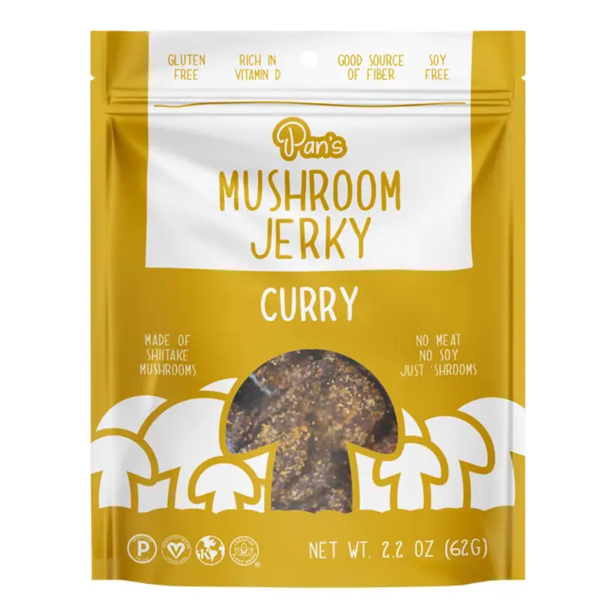 Curry Mushroom Jerky