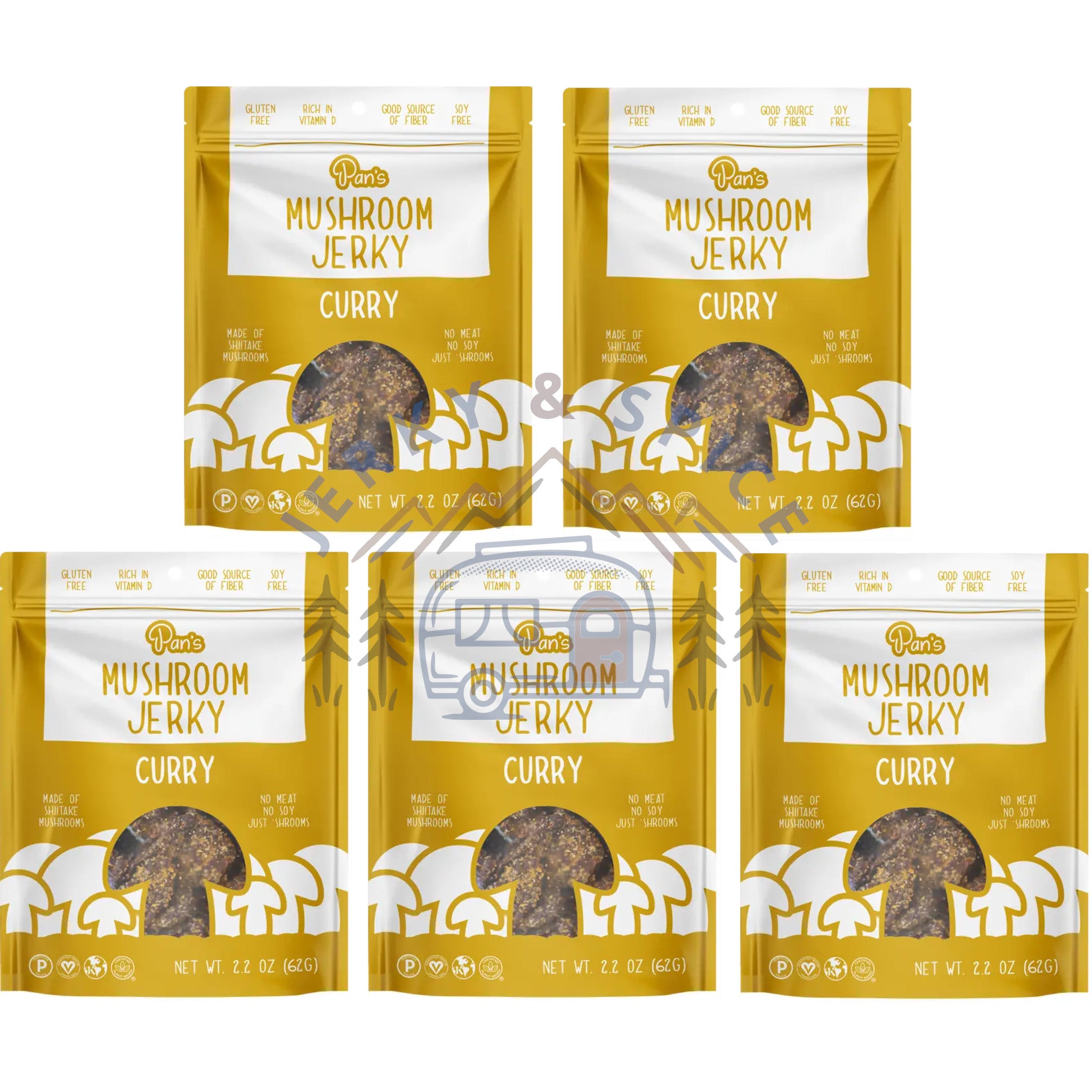 Curry Mushroom Jerky