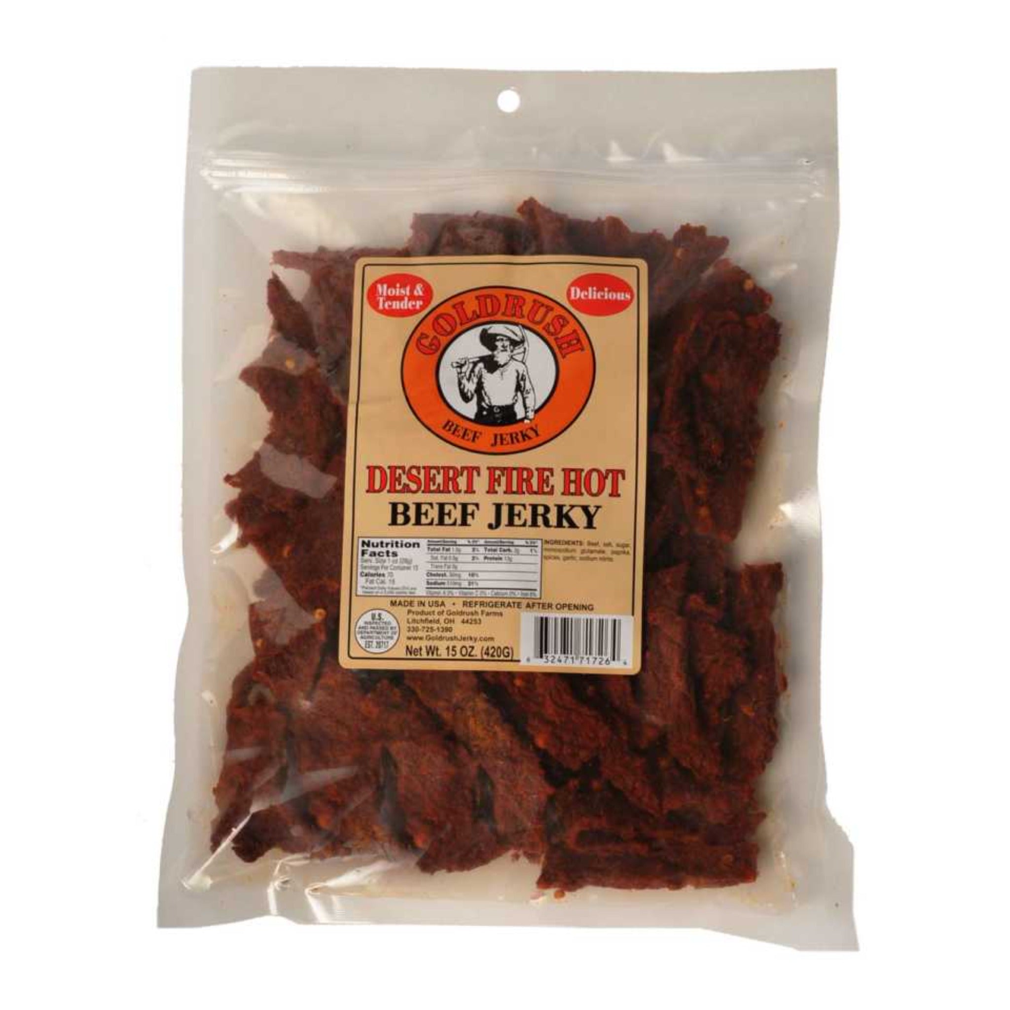 Desert Fire Hot Beef Jerky