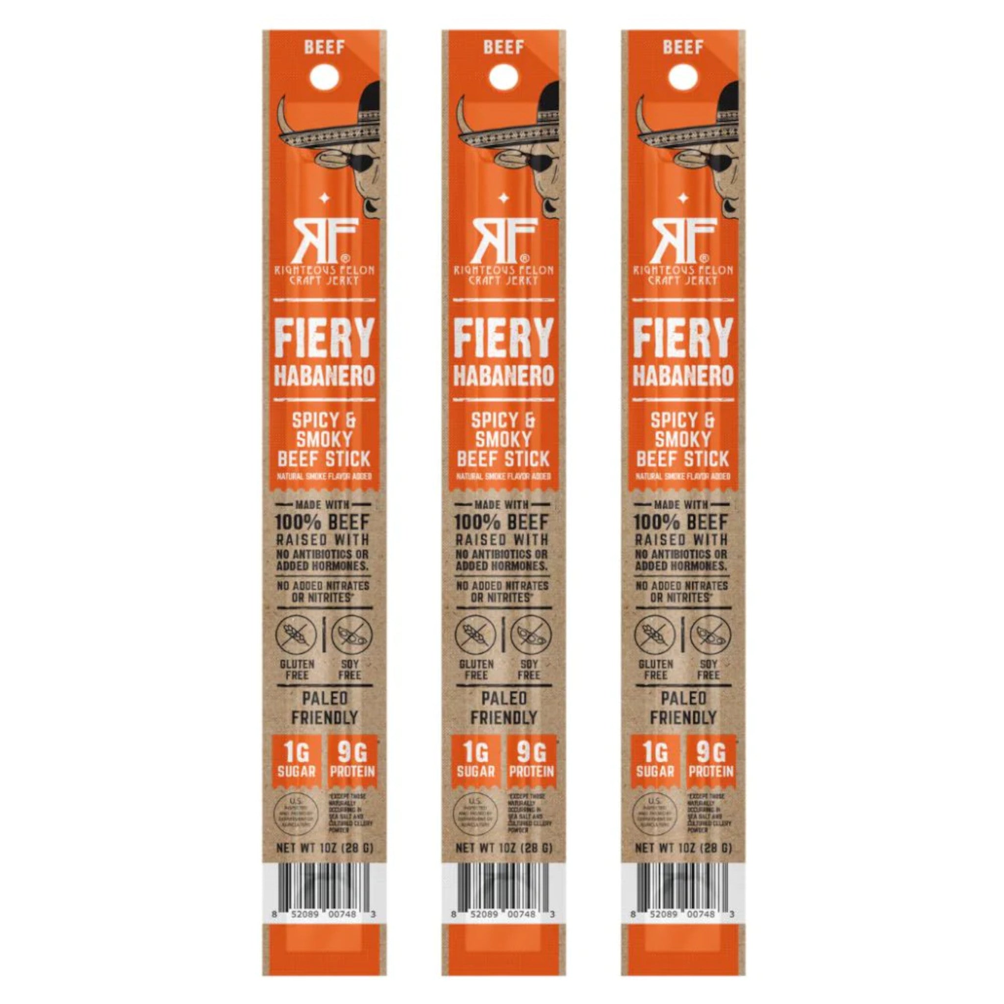 Fiery Habanero Beef Snack Stick