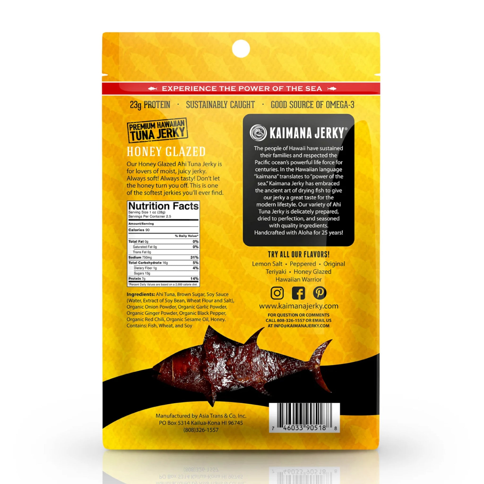 Honey Glazed Ahi Tuna Jerky