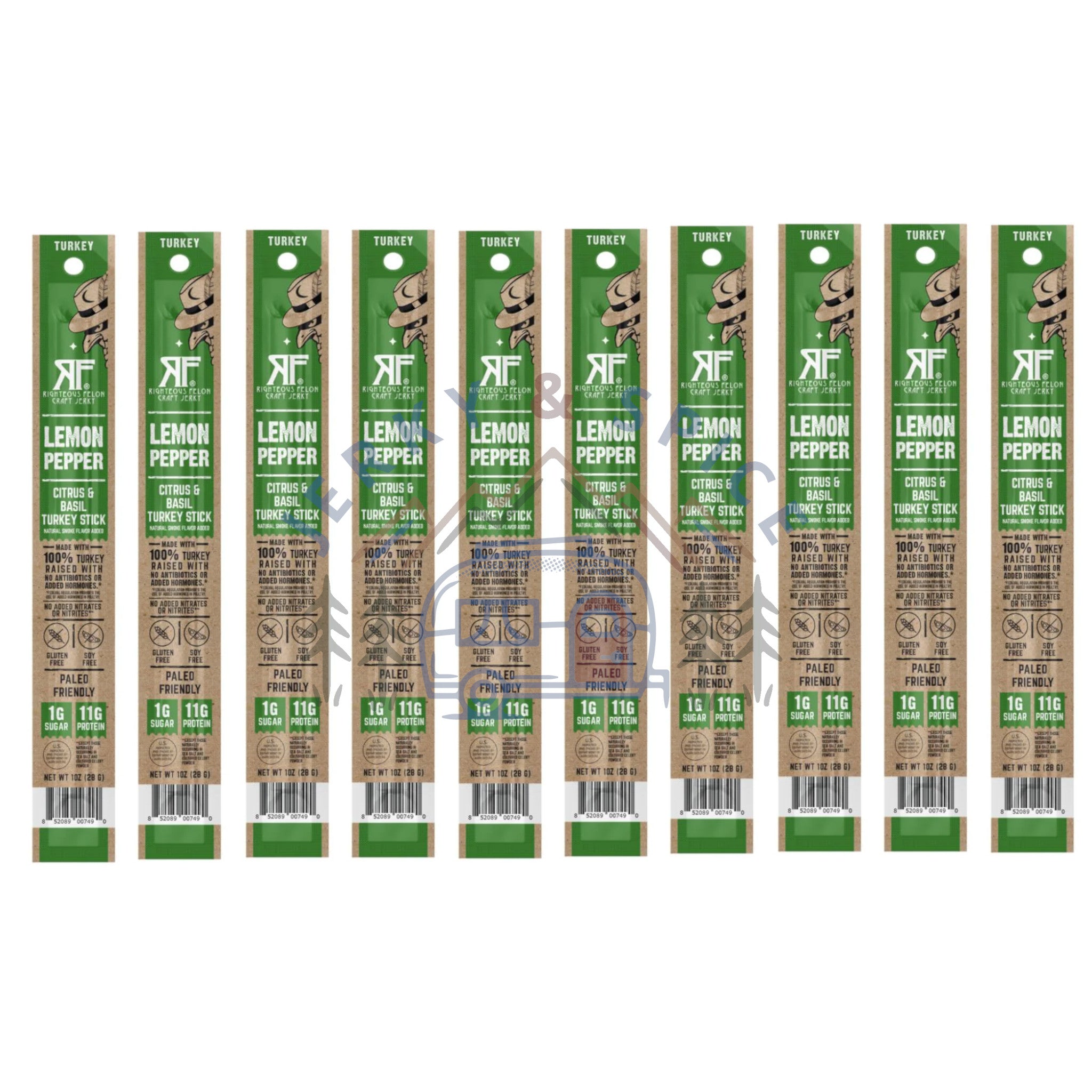 Lemon Pepper Turkey Snack Stick