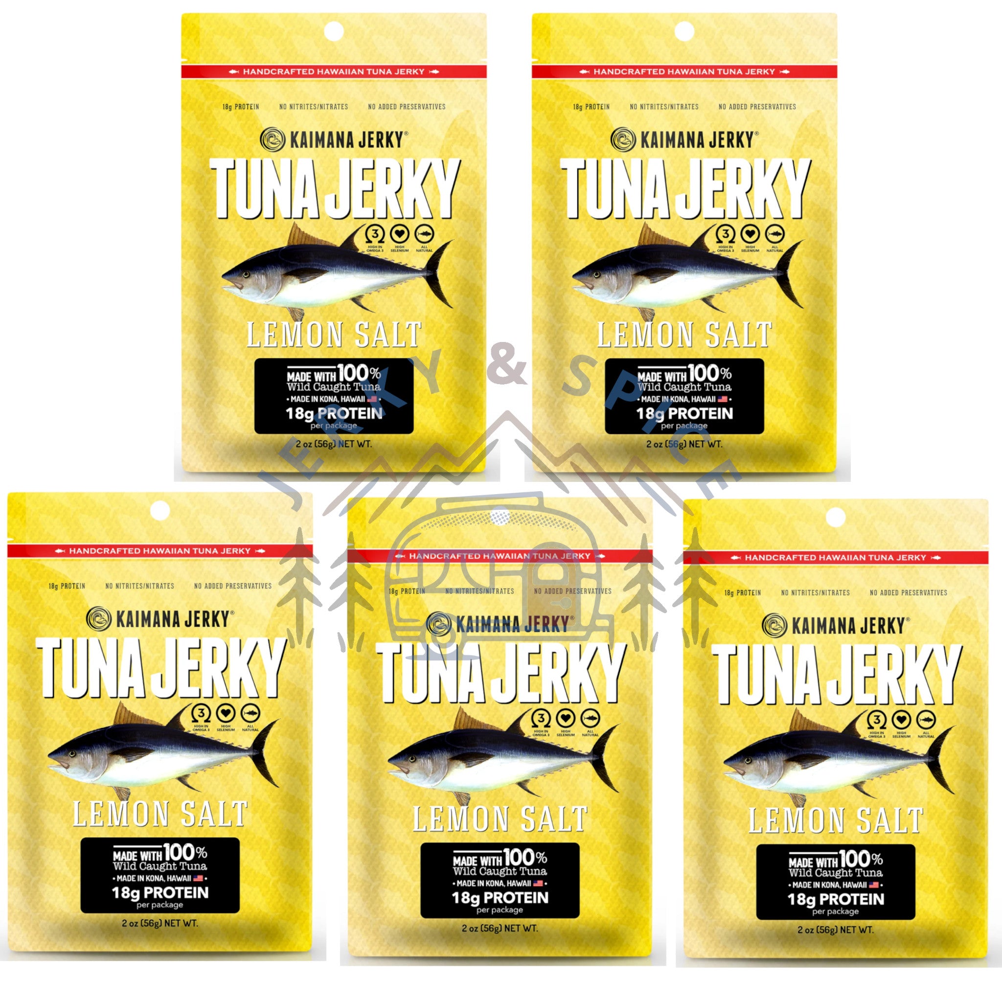 Lemon Salt Ahi Tuna Jerky