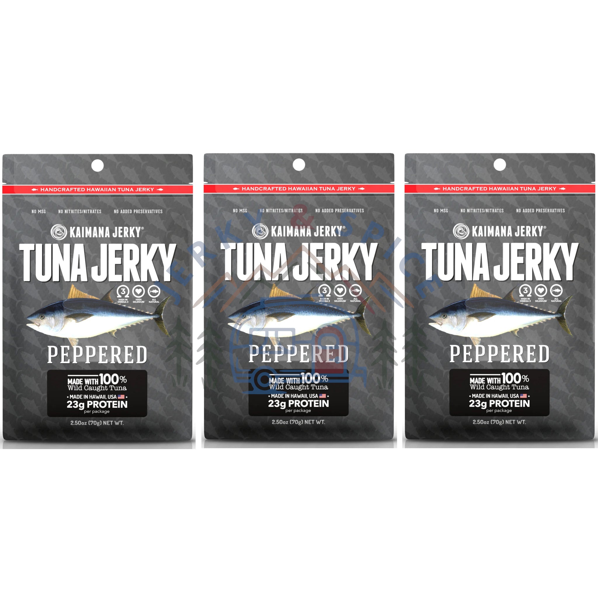 Peppered Ahi Tuna Jerky