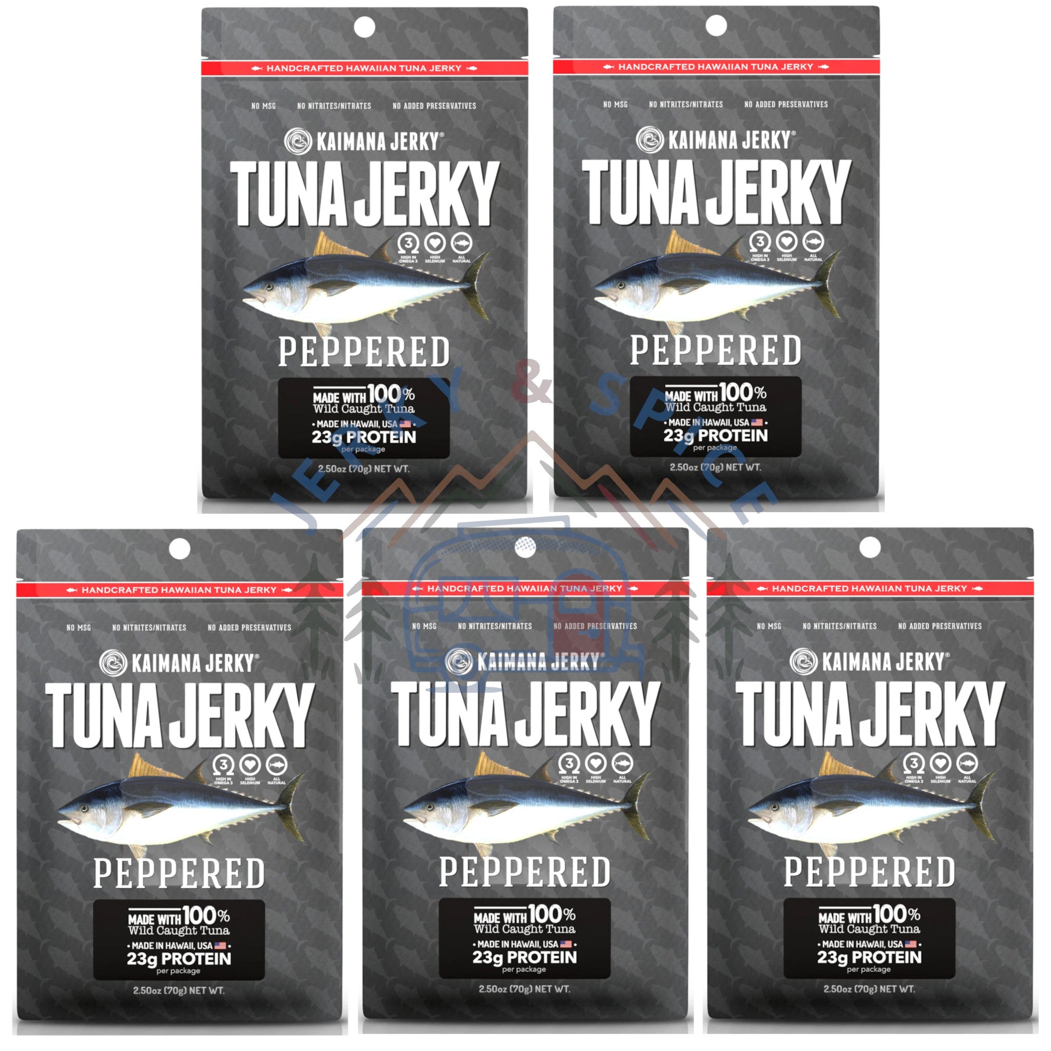 Peppered Ahi Tuna Jerky