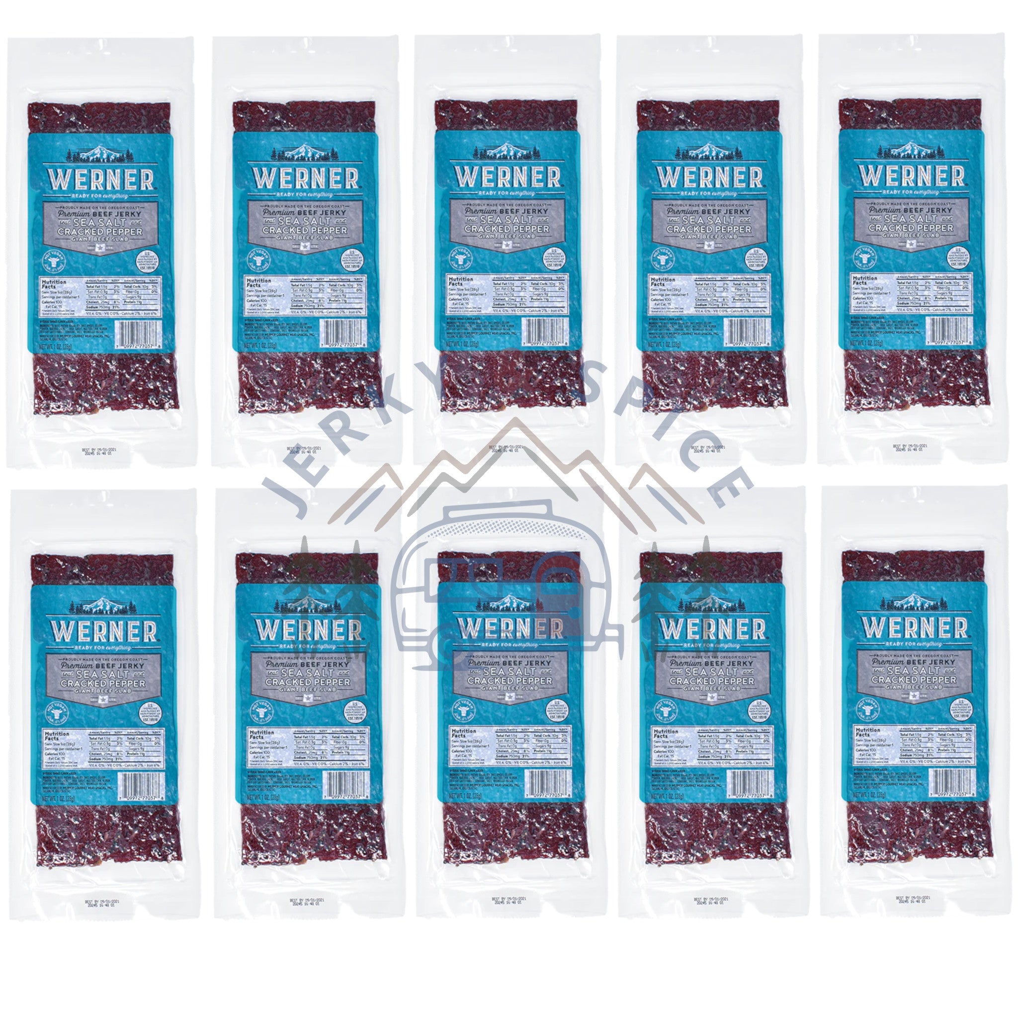 Sea Salt & Peppered Giant Slab Jerky