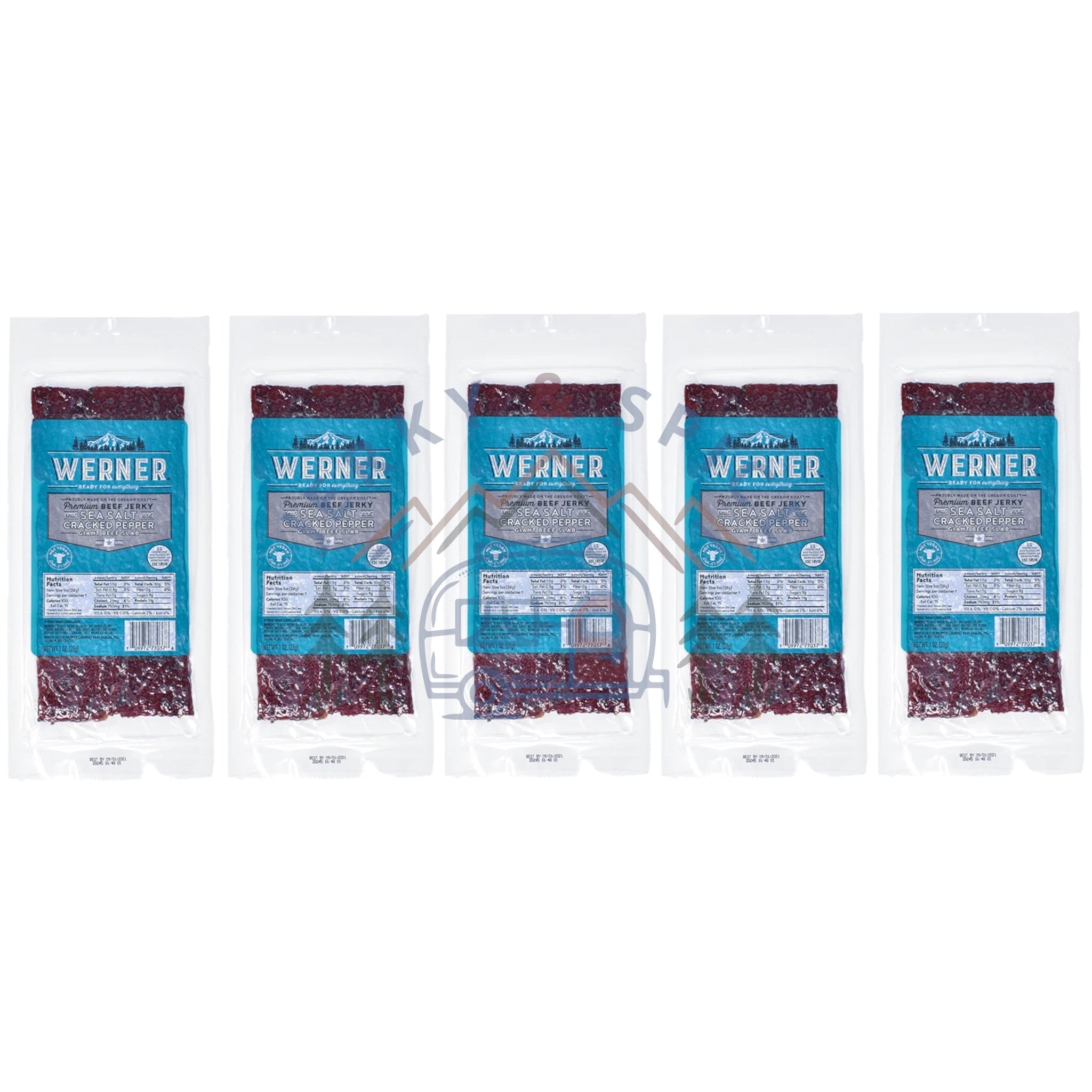 Sea Salt & Peppered Giant Slab Jerky