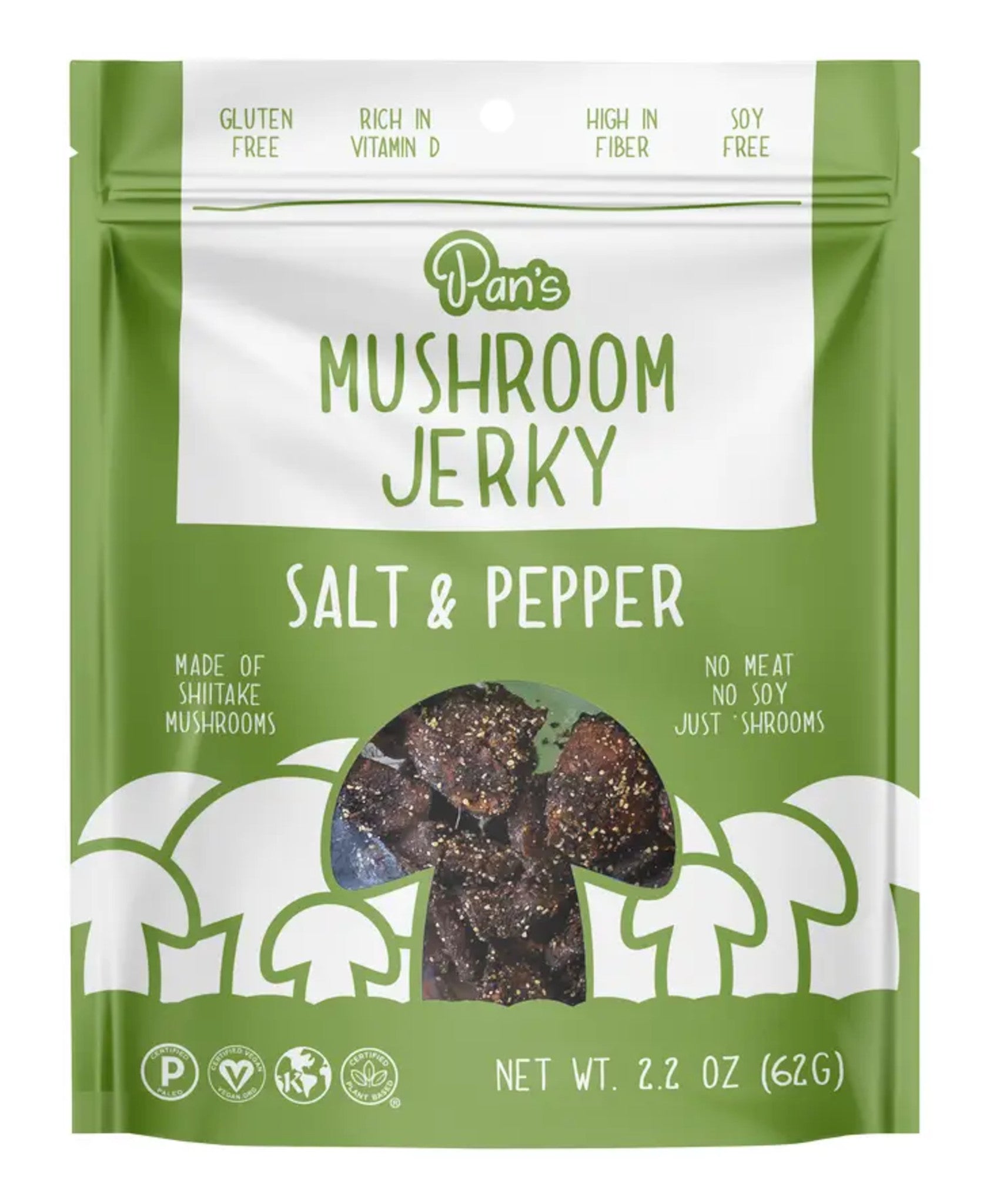 Salt & Pepper Mushroom Jerky