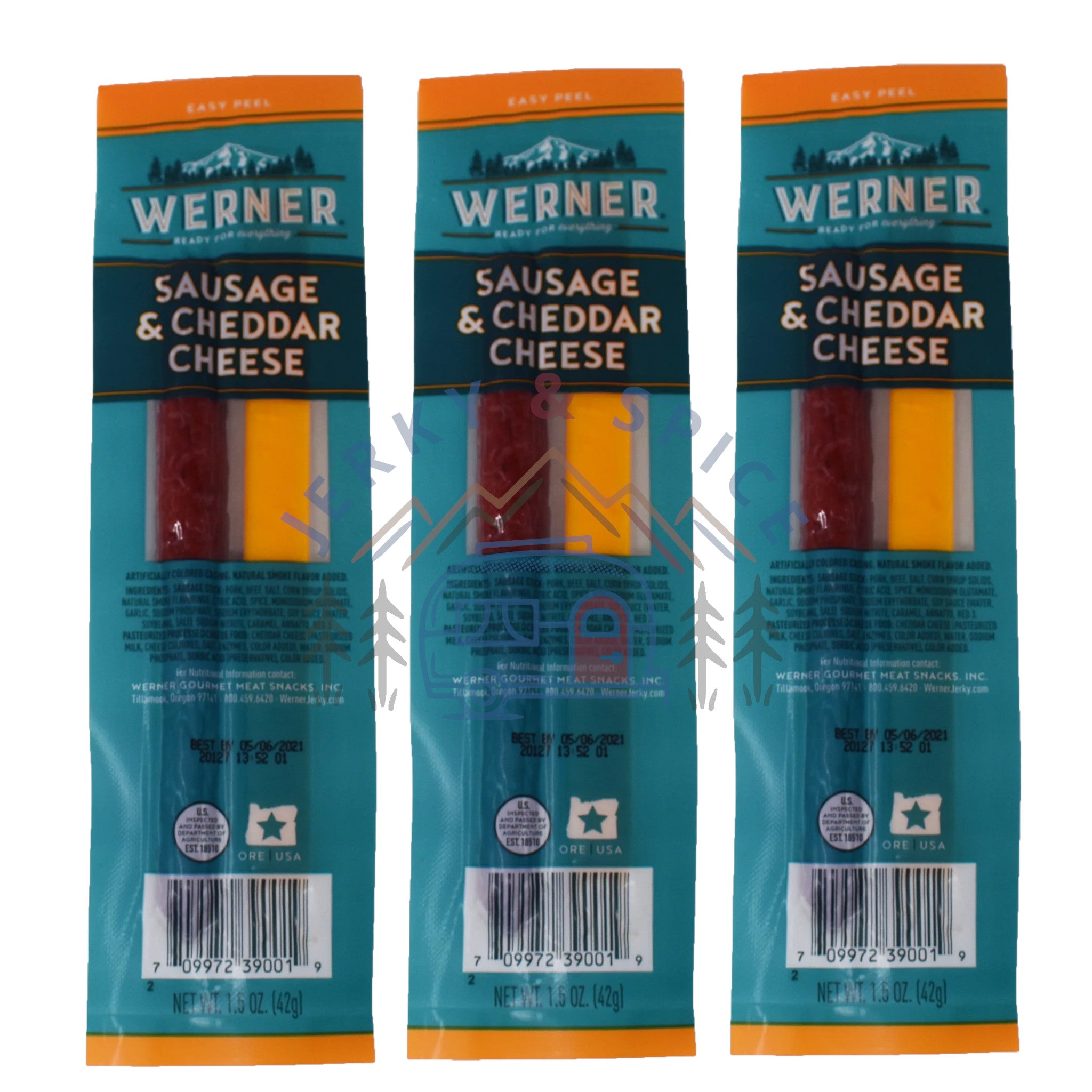 Sausage & Cheddar Cheese Snack Pack