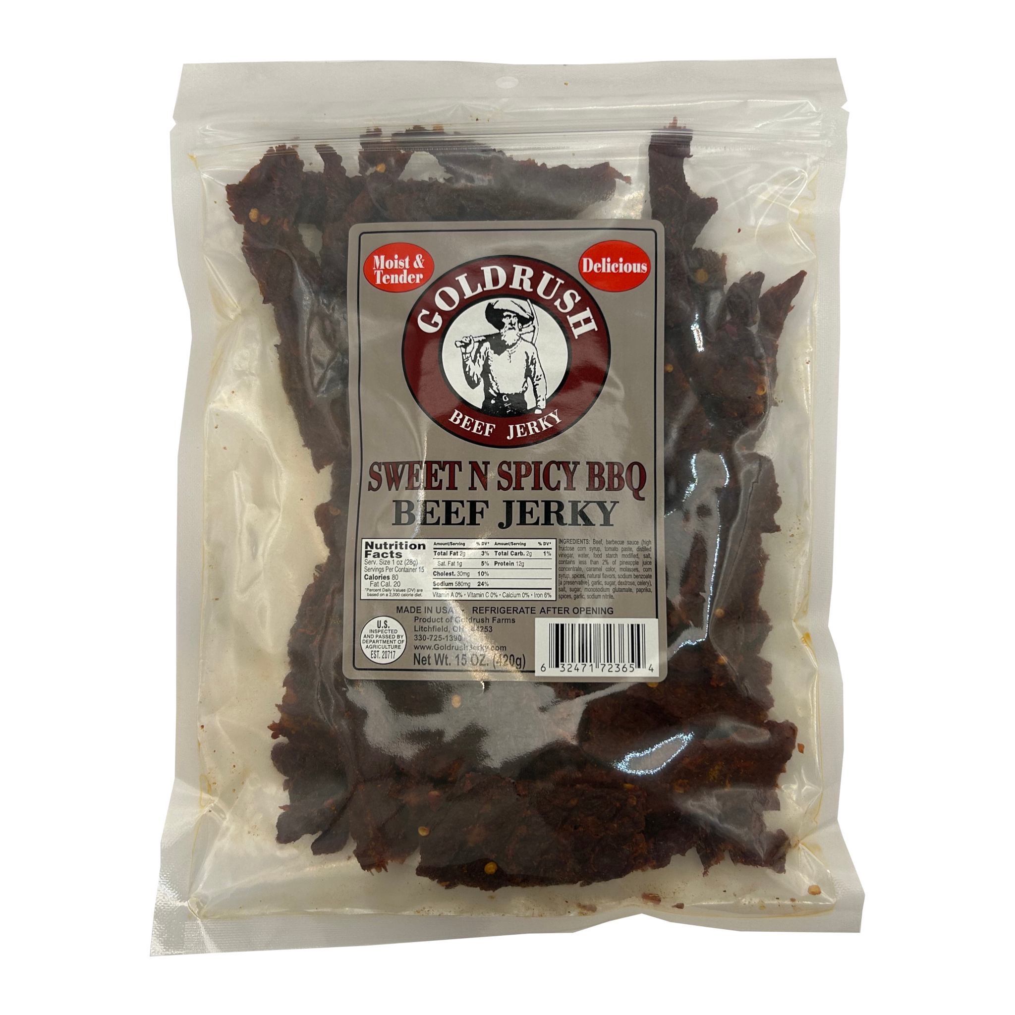 Sweet & Spicy Barbecue Beef Jerky