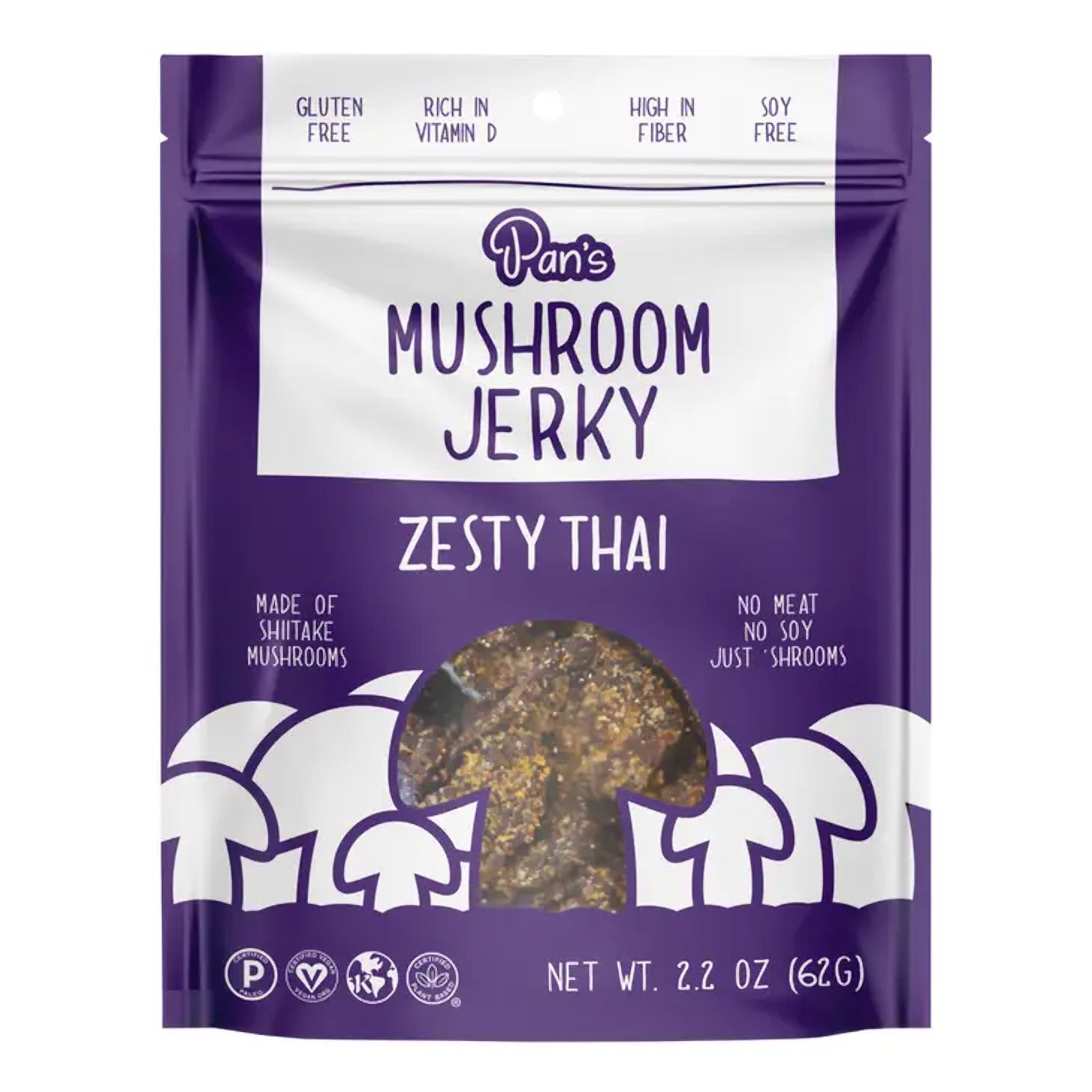 Zesty Thai Mushroom Jerky