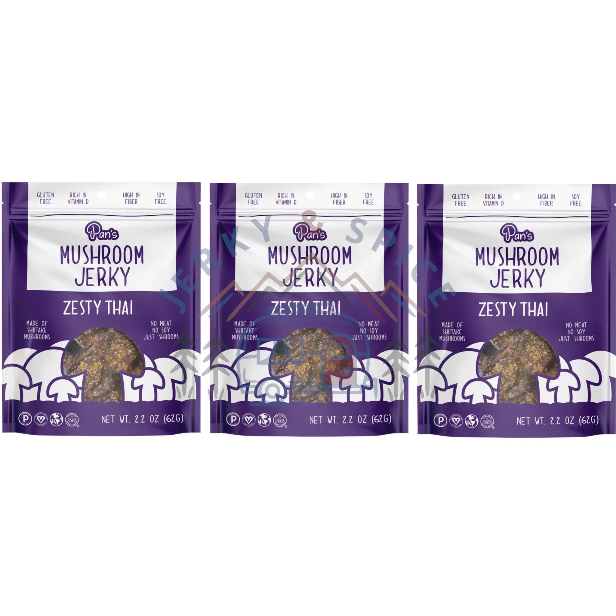 Zesty Thai Mushroom Jerky