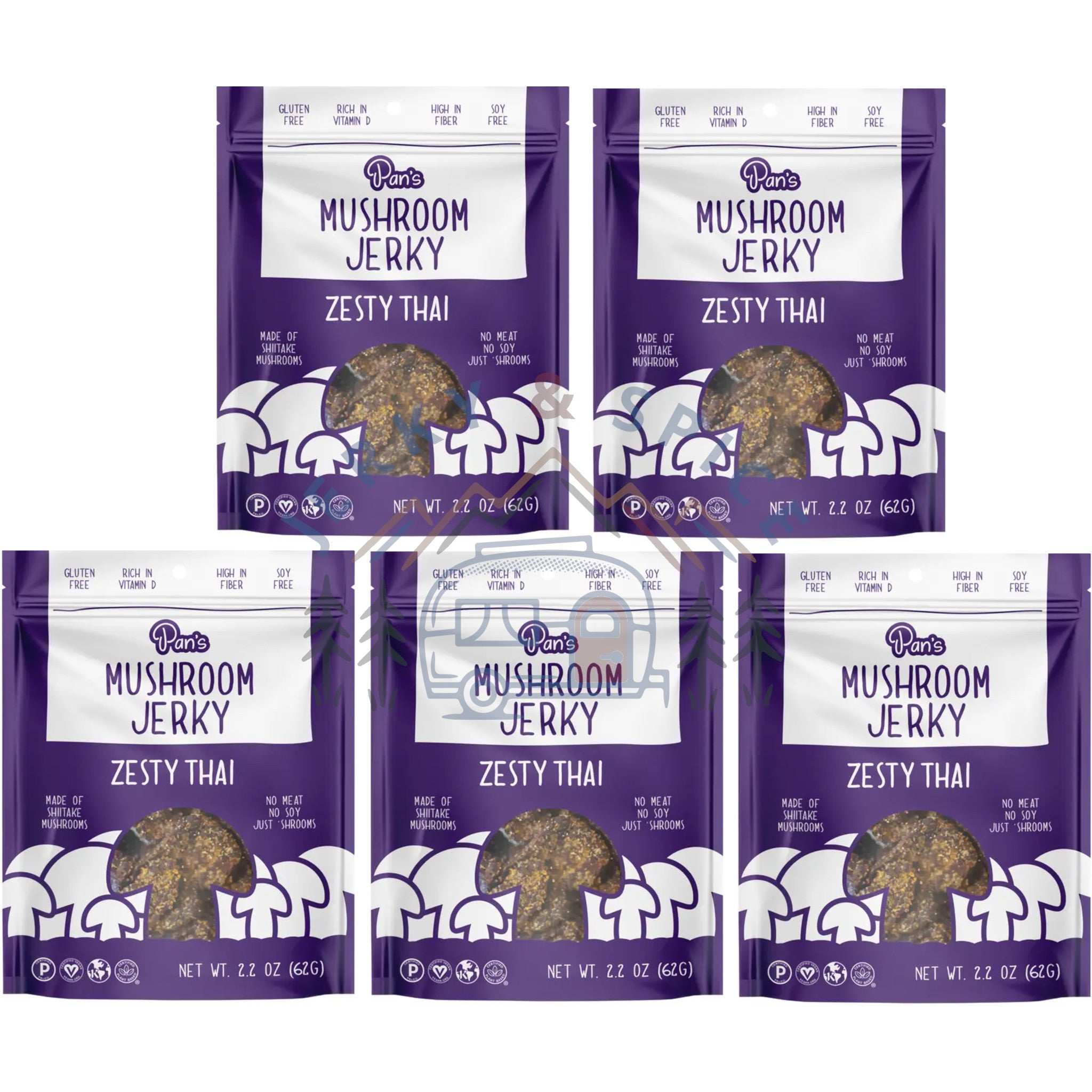 Zesty Thai Mushroom Jerky