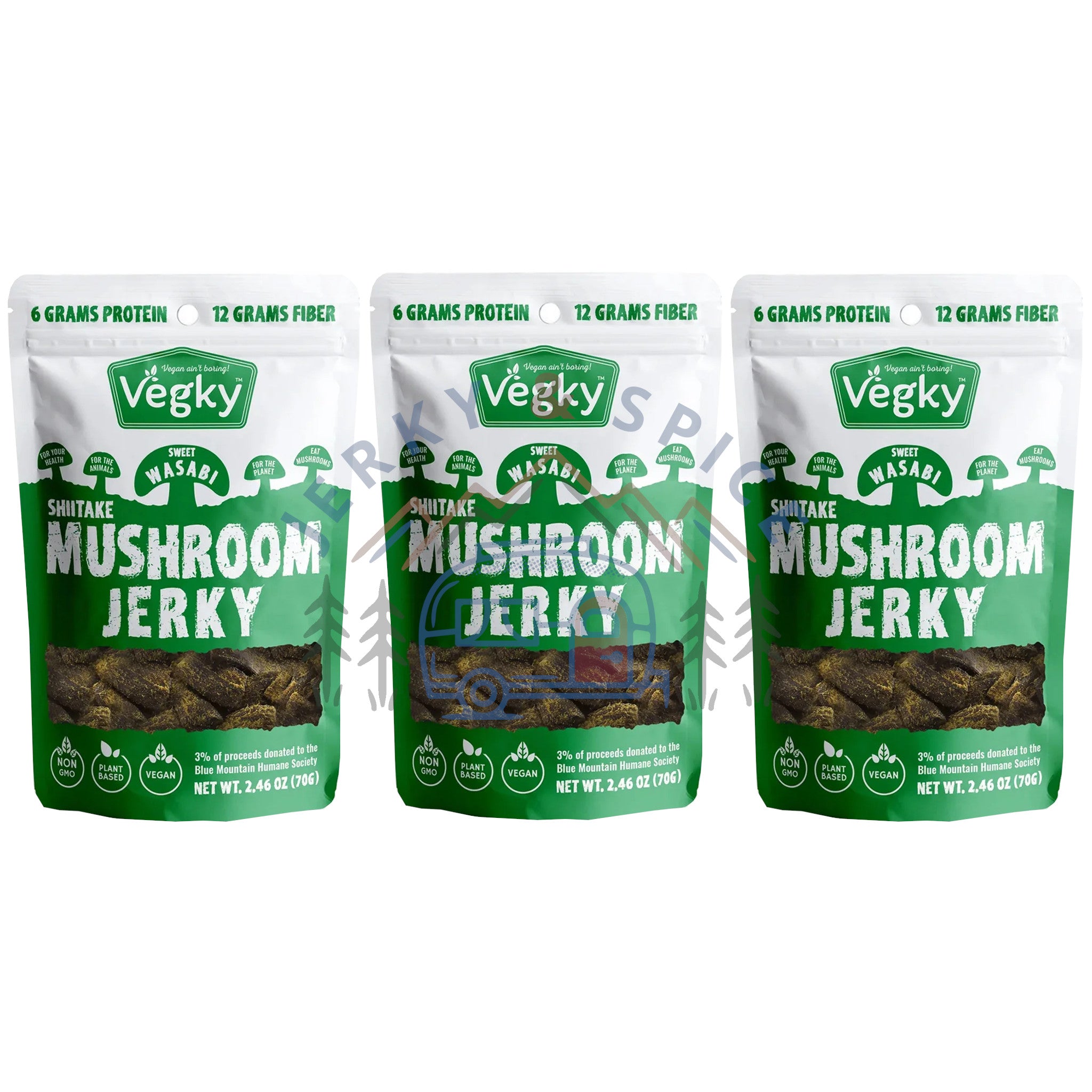 Wasabi Mushroom Jerky