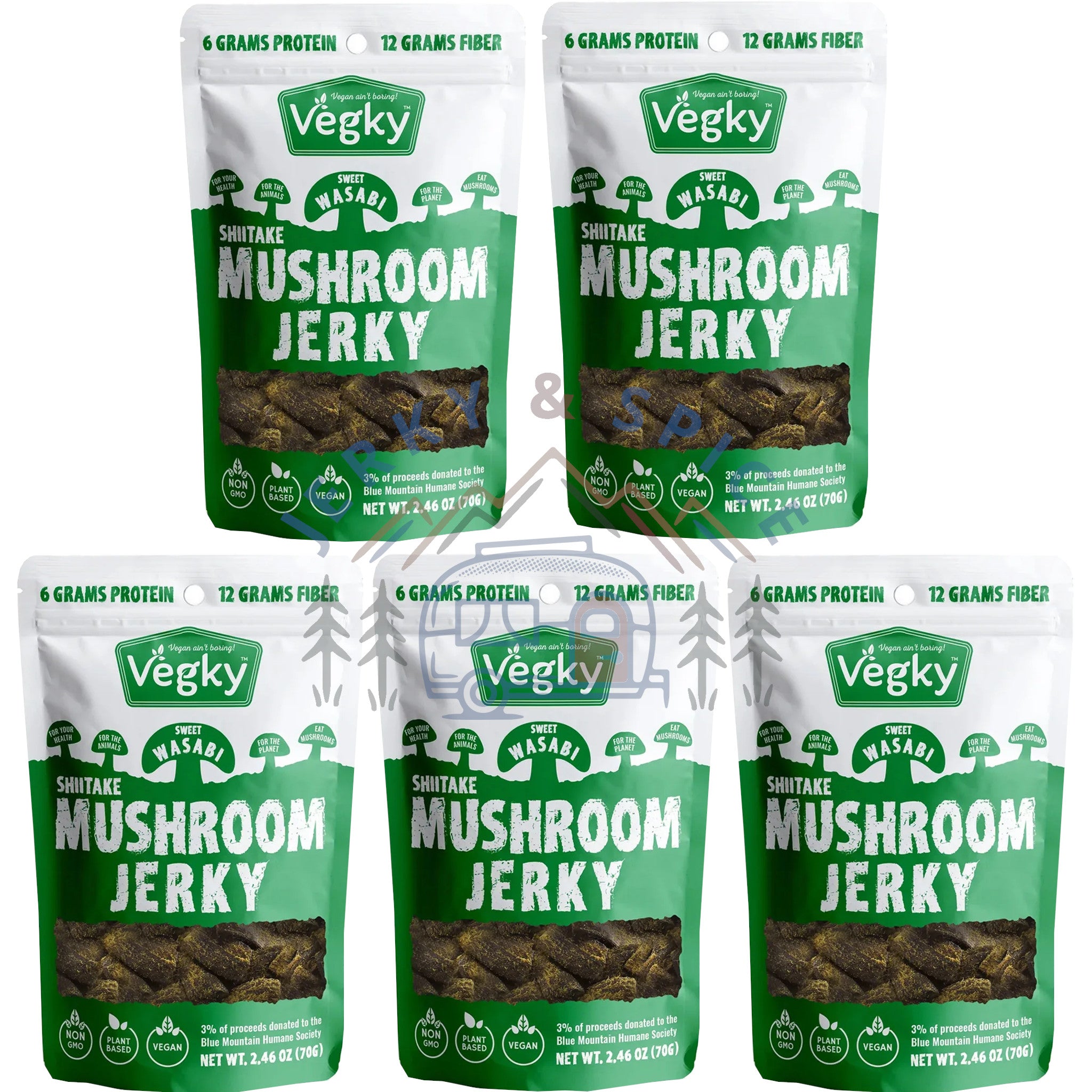 Wasabi Mushroom Jerky