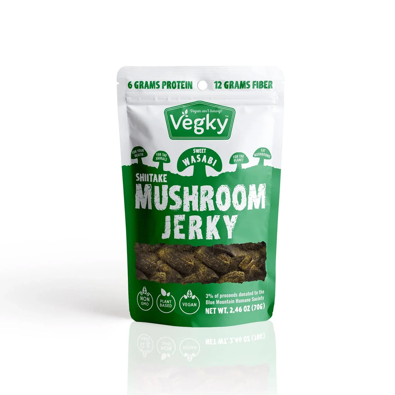 Wasabi Mushroom Jerky