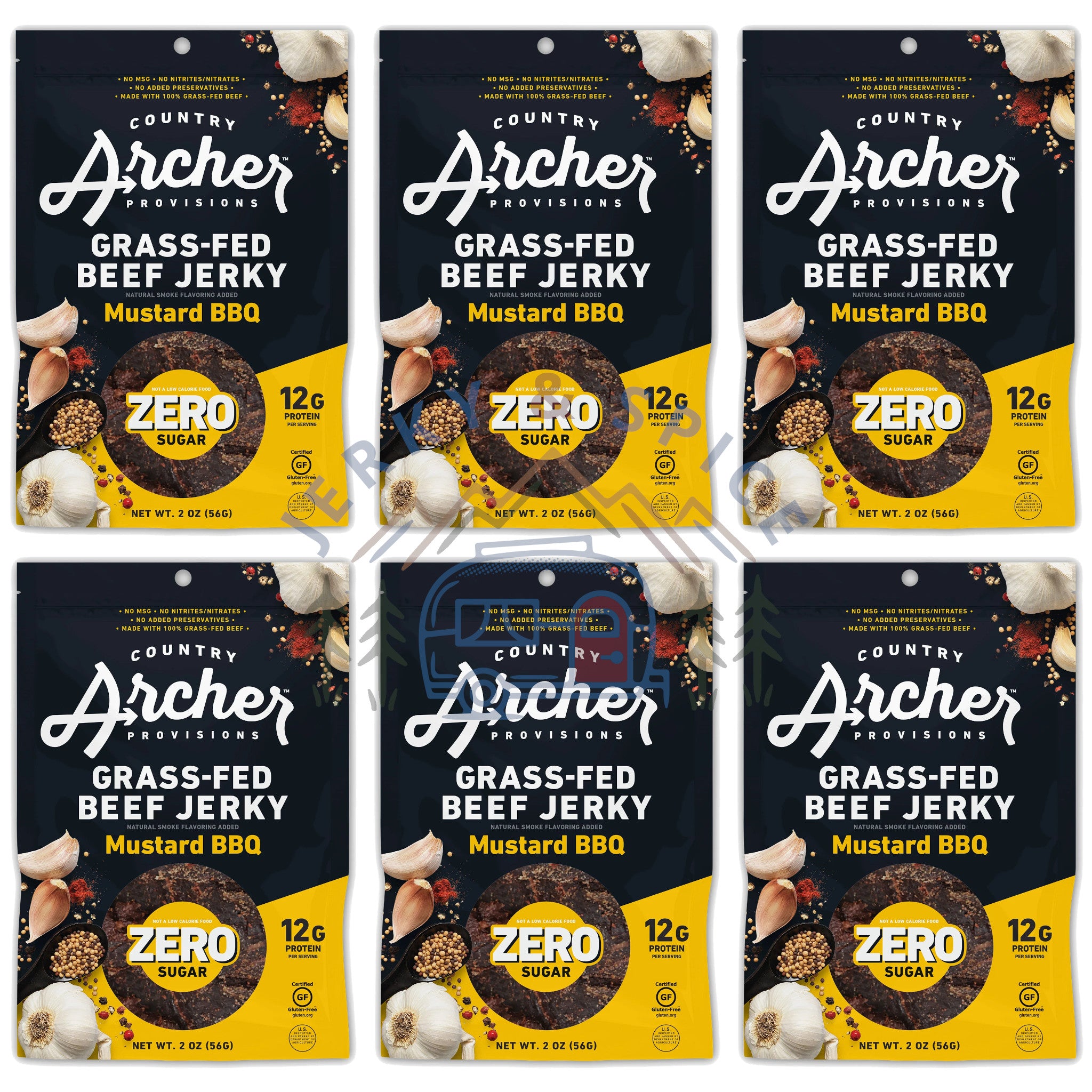 Zero Sugar Mustard BBQ Beef Jerky