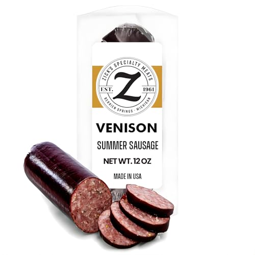 Zick's Venison Summer Sausage with Pork (12oz)