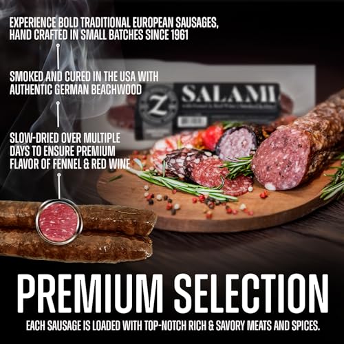 Zick's Salami w/ Fennel & Red Wine (8oz)