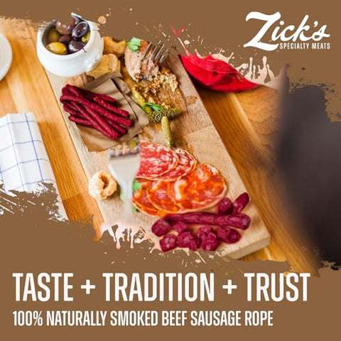Zick's German Beef Rope Sausage (12oz)