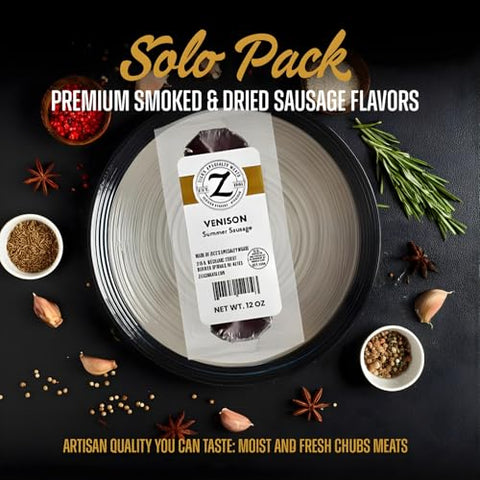 Zick's Venison Summer Sausage with Pork (12oz)