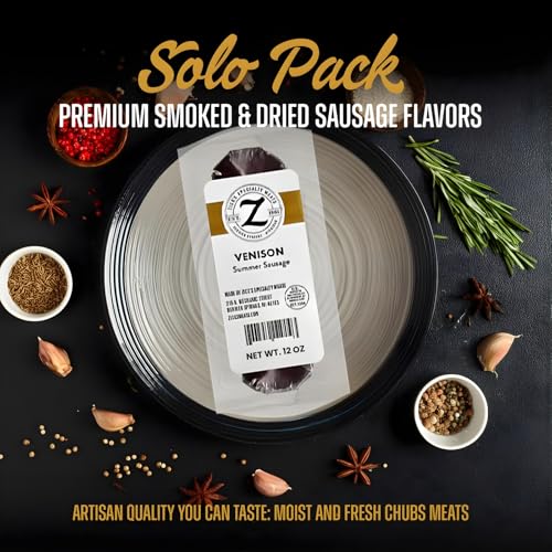 Zick's Venison Summer Sausage with Pork (12oz)