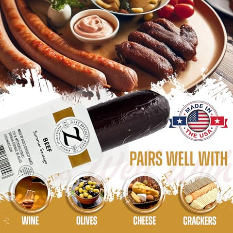 Zick's Beef Summer Sausage (10oz)