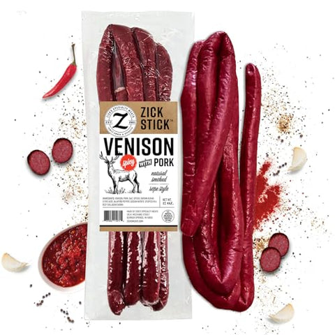 Zick's Spicy Venison Rope Sausage (12oz)
