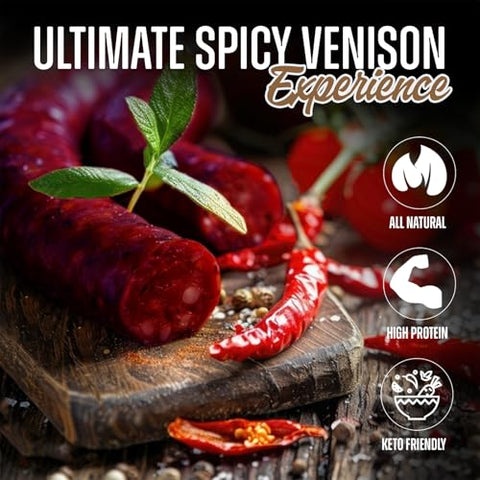 Zick's Spicy Venison Rope Sausage (12oz)